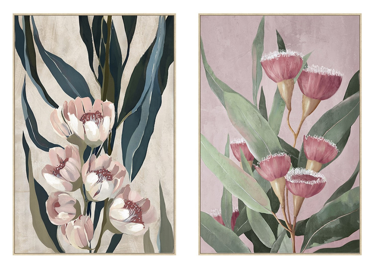 Cuadro Lienzo Ps 83X4,5X123 Flores 2 Surt.