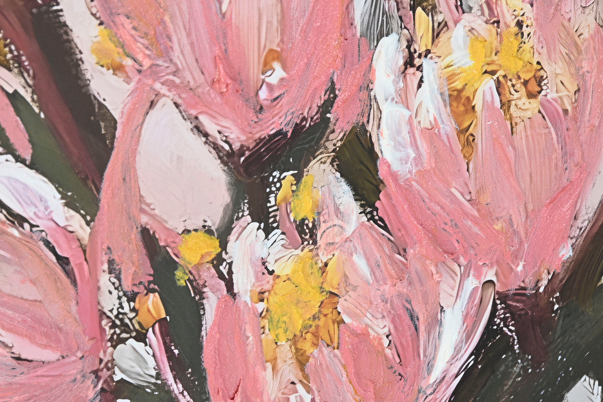 Pintura em tela Ps 83X4,5X83 Vaso 2 sortidos.