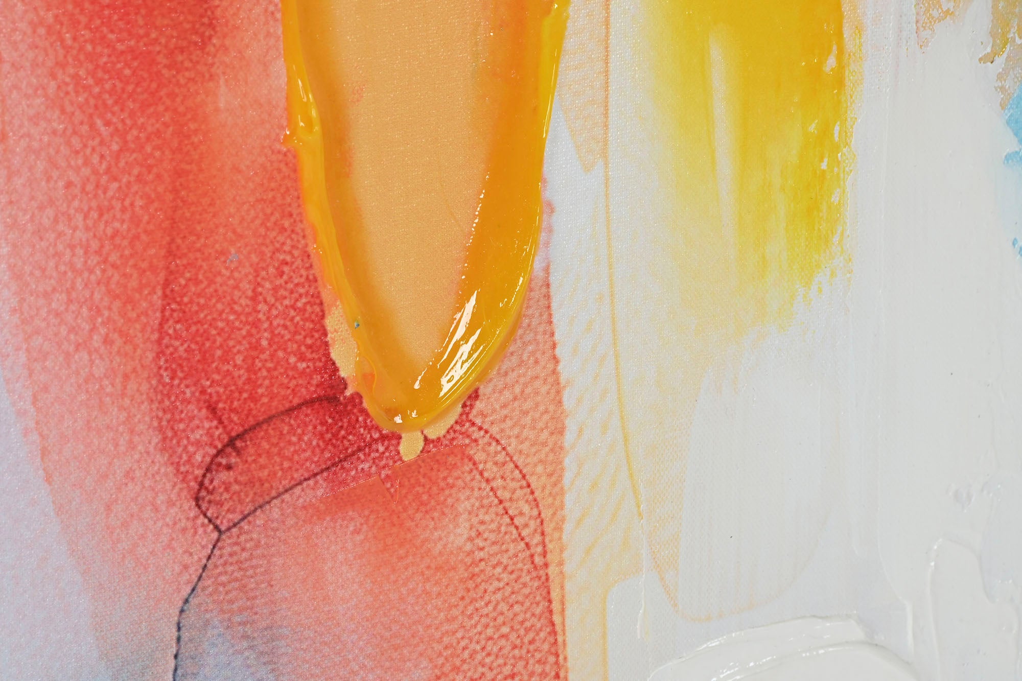 Canvas Painting Ps 90X3.5X120 Abstract 2 Assorted.