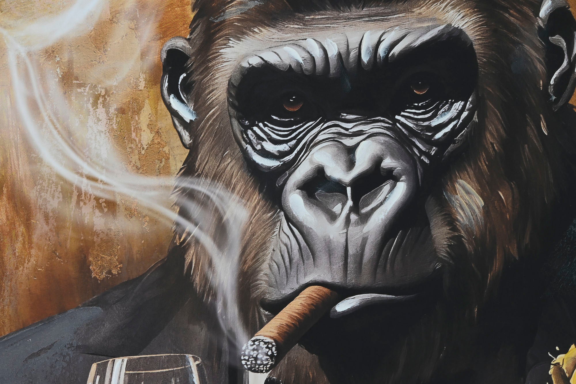 Cuadro Lienzo Ps 102,5X3,5X102,5 Gentleman 2 Surt.