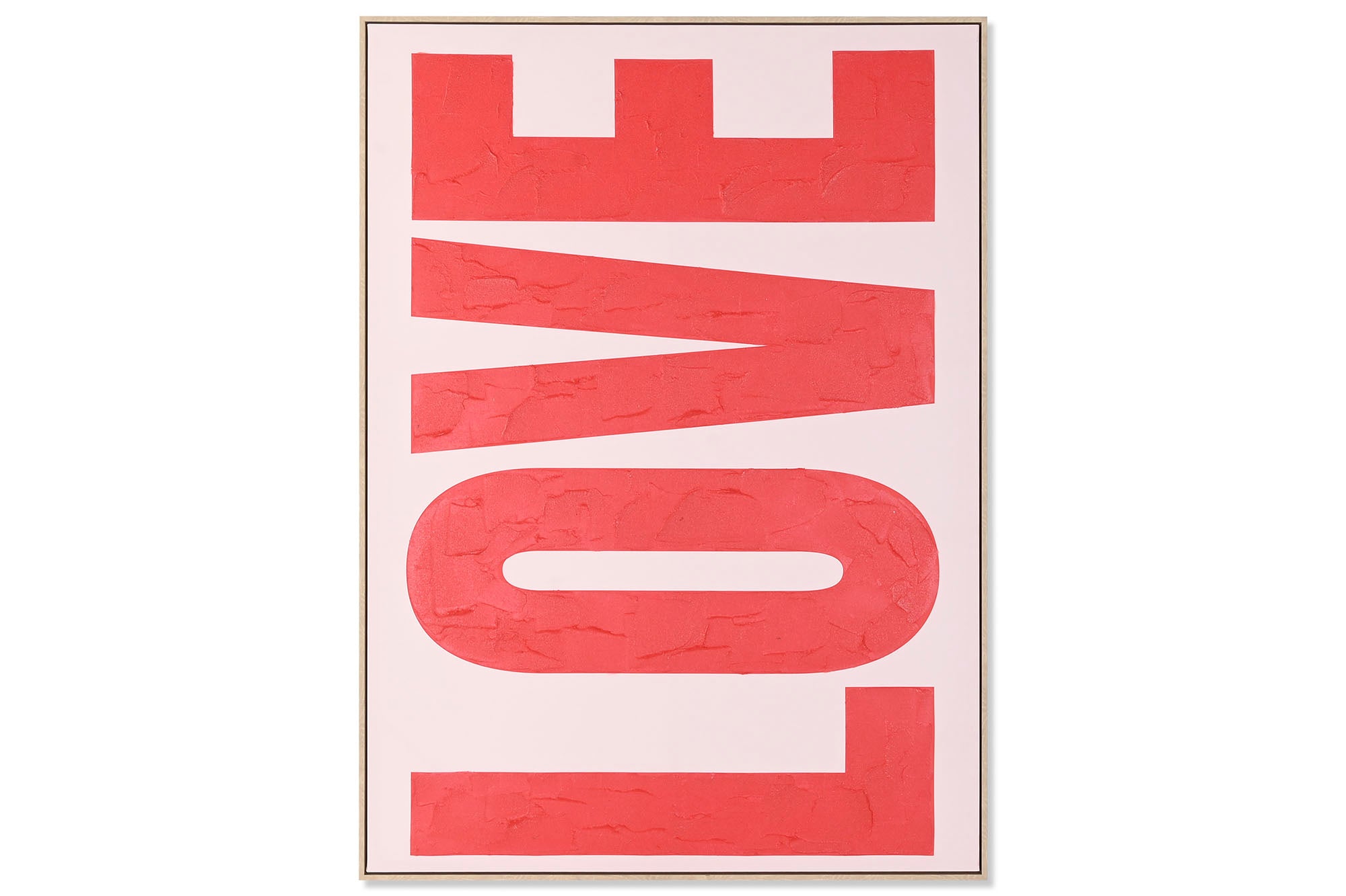 Cuadro Lienzo Ps 103X4,5X143 Love Pintado Mano