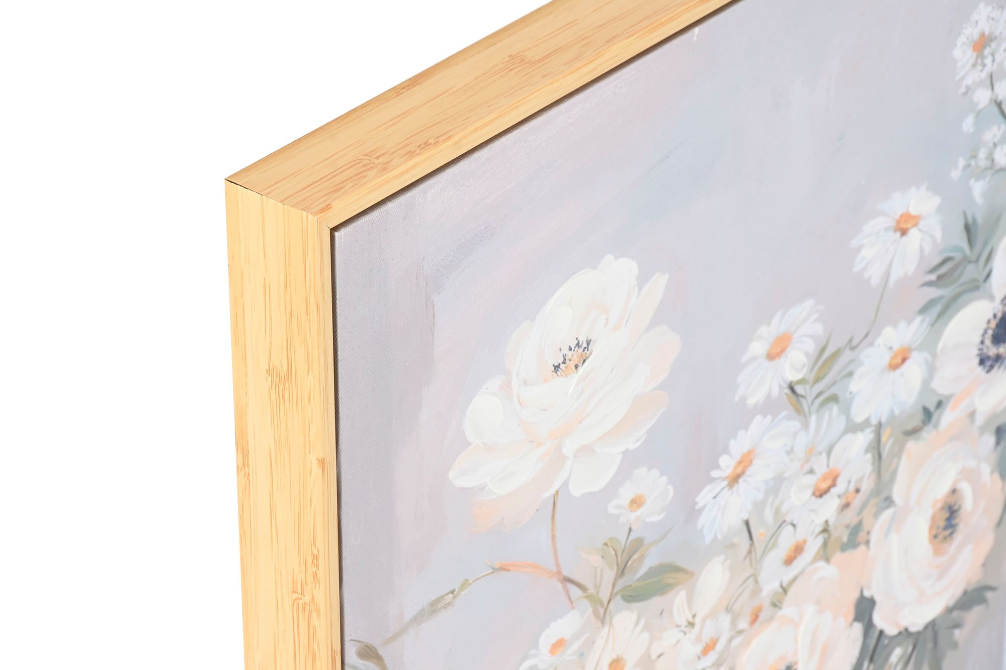 Pintura em tela Ps 70X3,5X50 Vasos 2 sortidos.