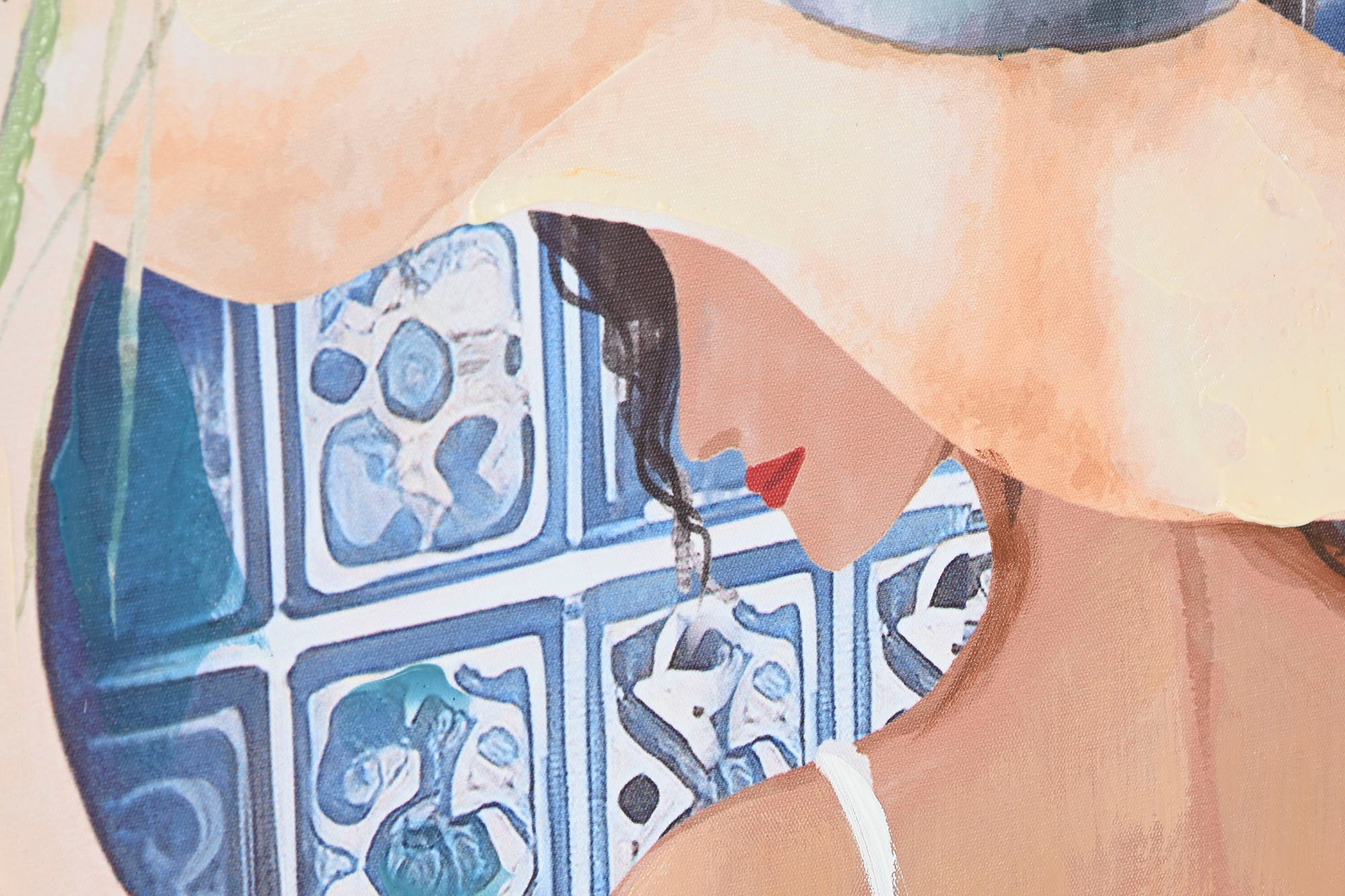 Cuadro Lienzo Ps 80X3,5X120 Chica Puerta 2 Surt.