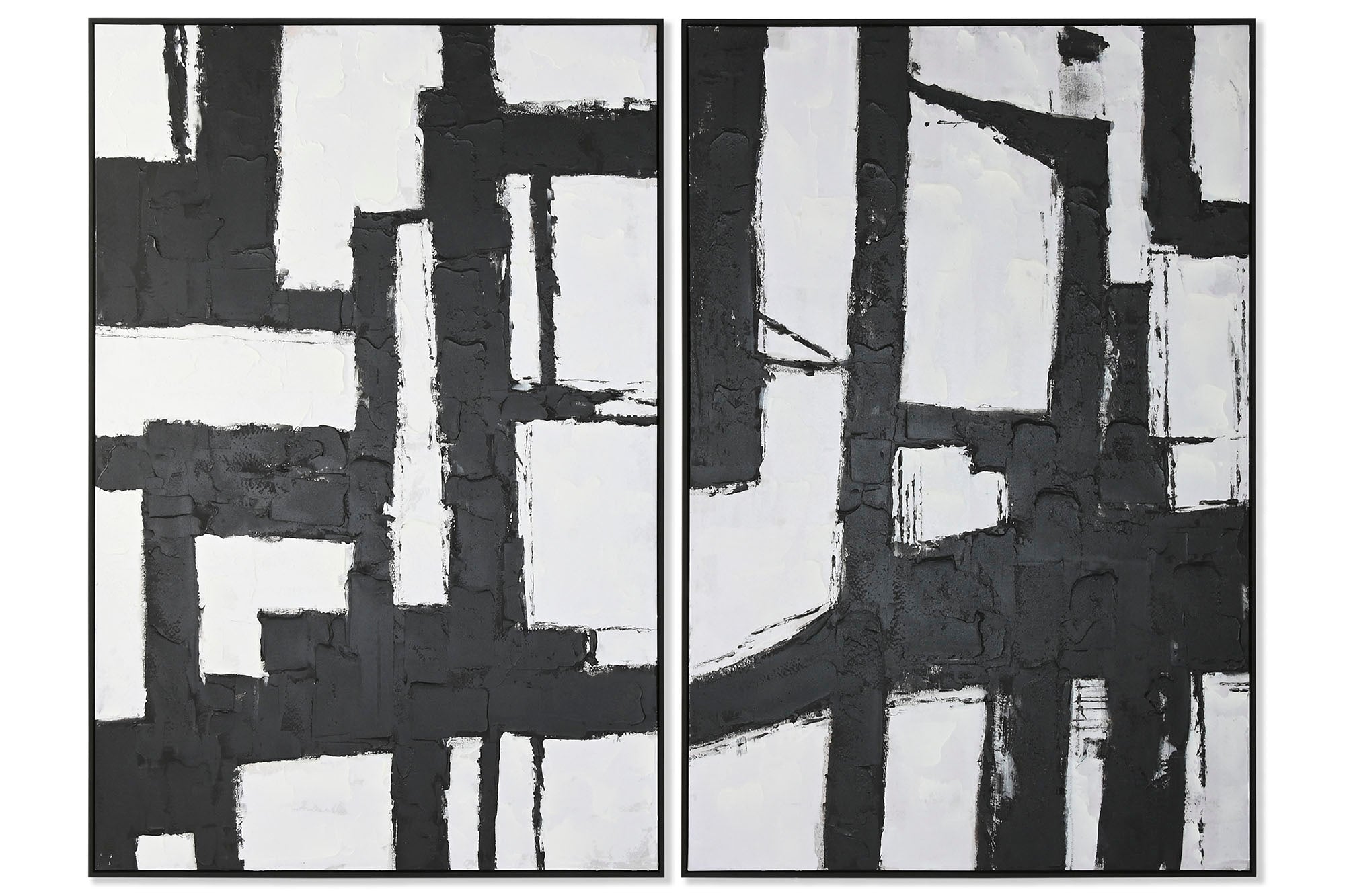 Cuadro Madera 122,6X4,3X182,6 Abstracto 2 Surt.