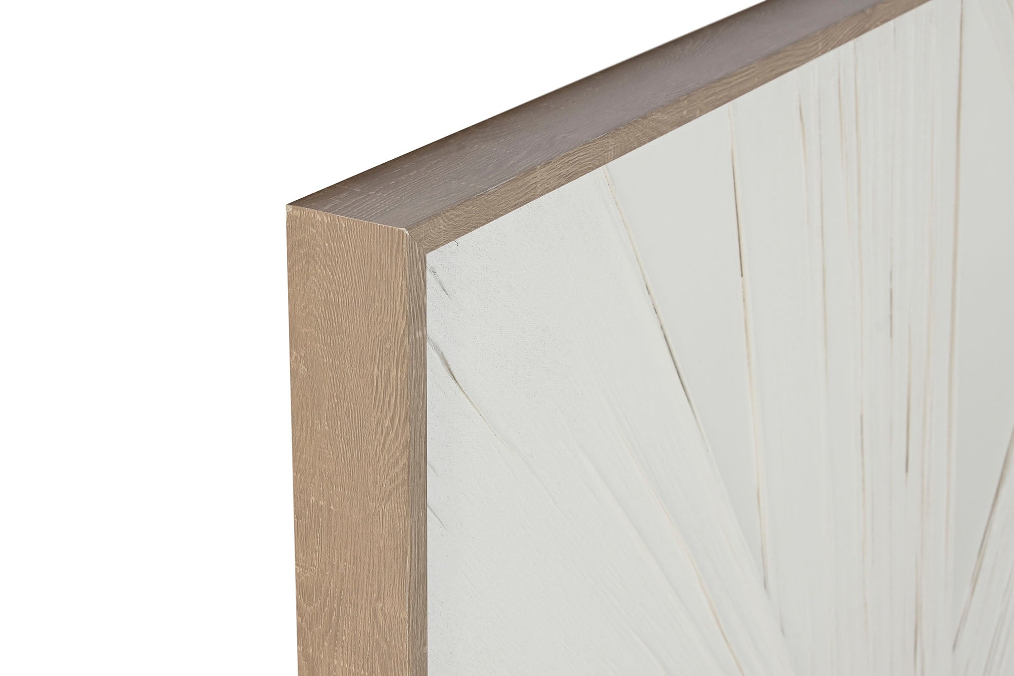 Cuadro Lienzo Ps 123,5X5X153,5 Abstracto 3D Blanco