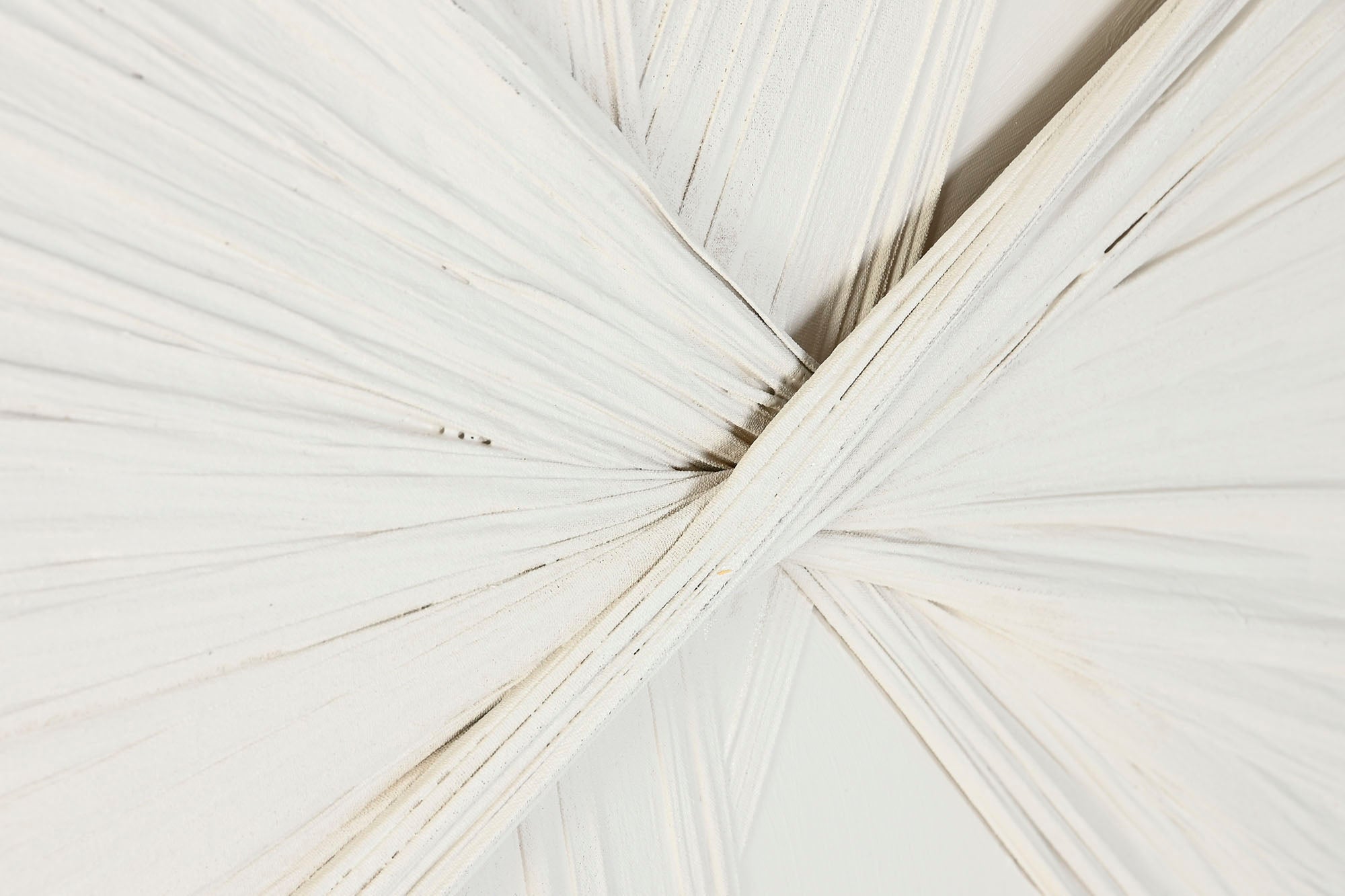 Cuadro Lienzo Ps 123,5X5X153,5 Abstracto 3D Blanco