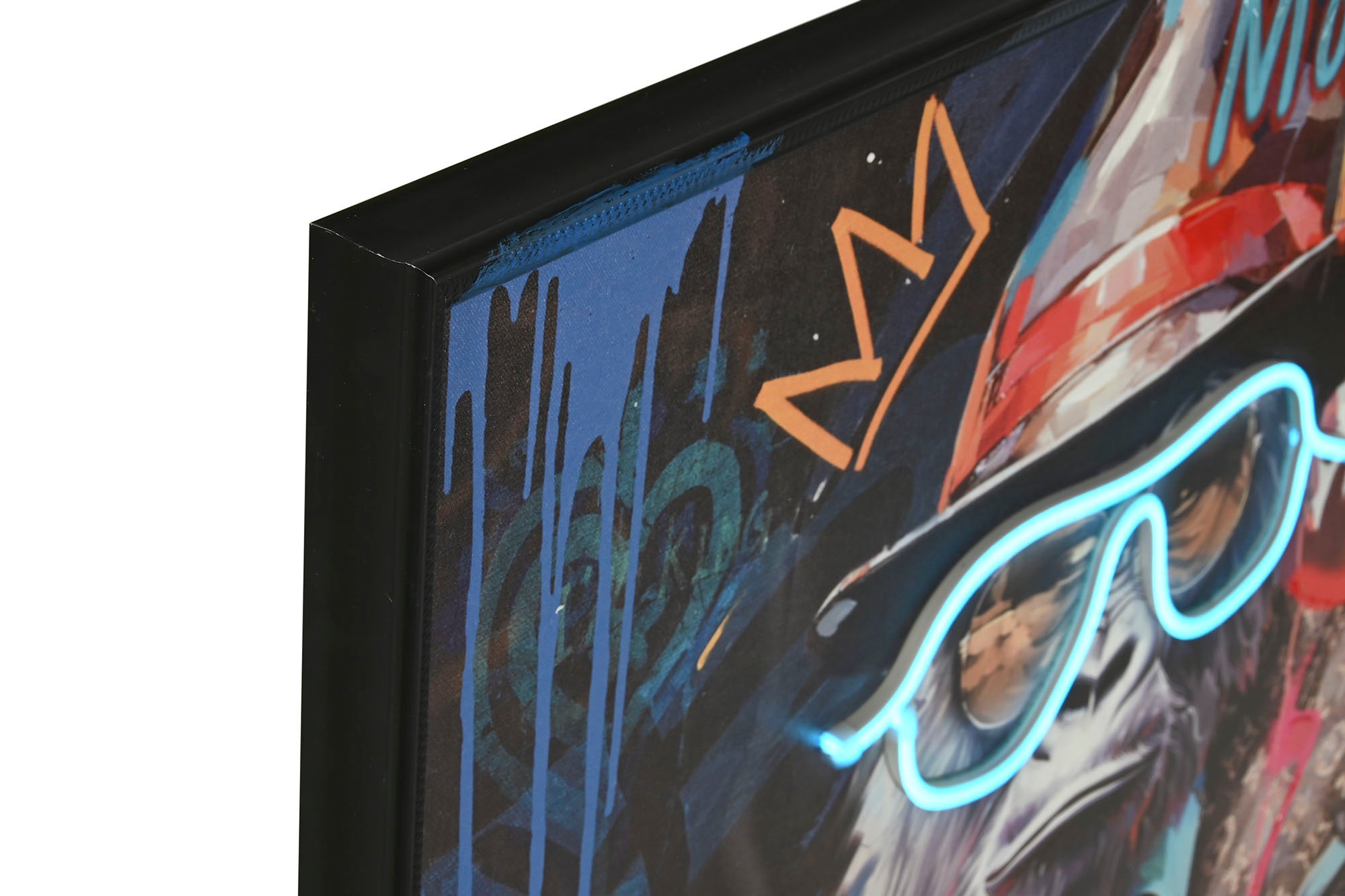 Cuadro Led Lienzo 83X3,7X83 Mono Gafas 2 Surt.