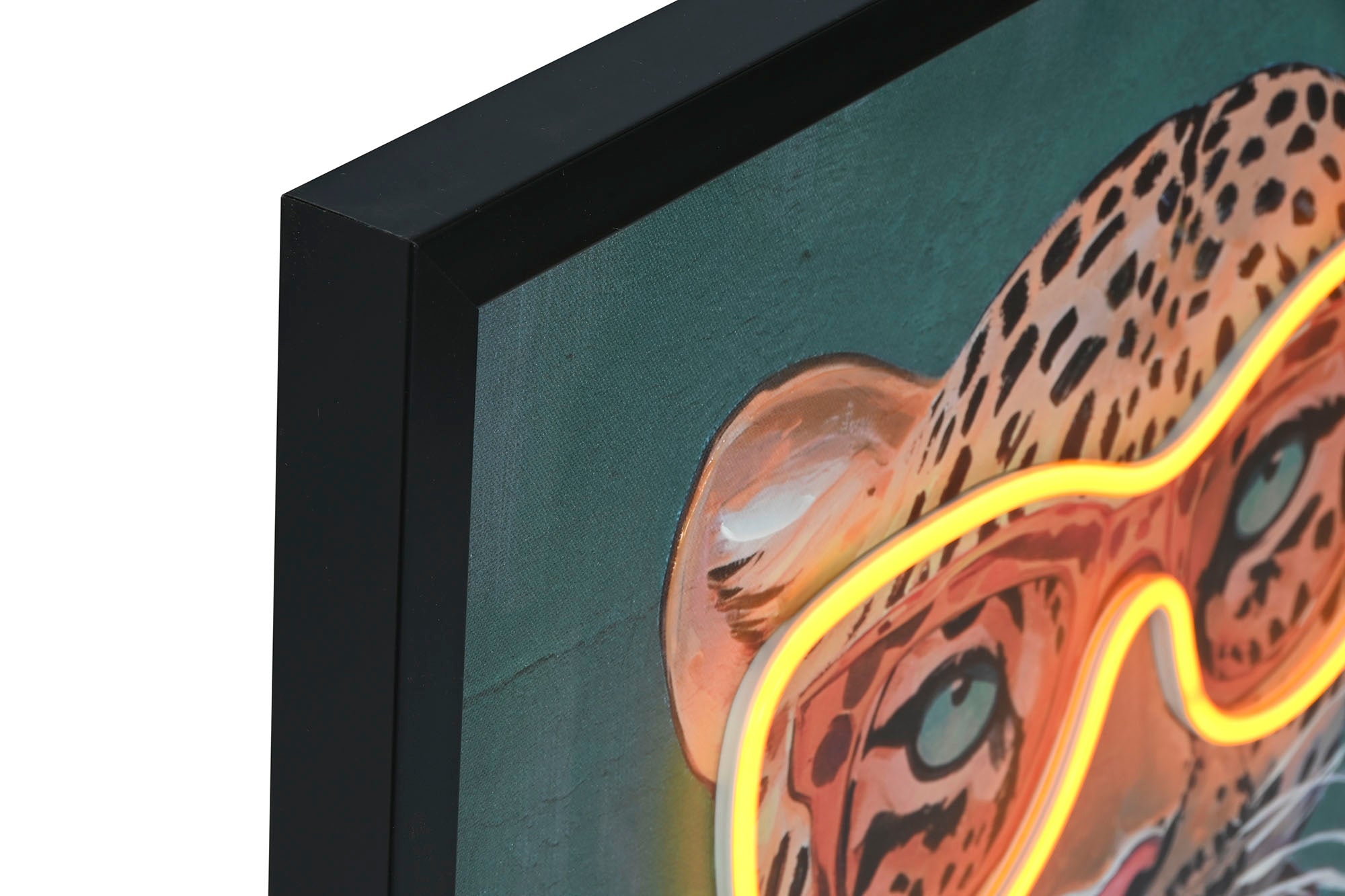 Cuadro Led Lienzo 63X3X93 Leopardo Gafas 2 Surt.