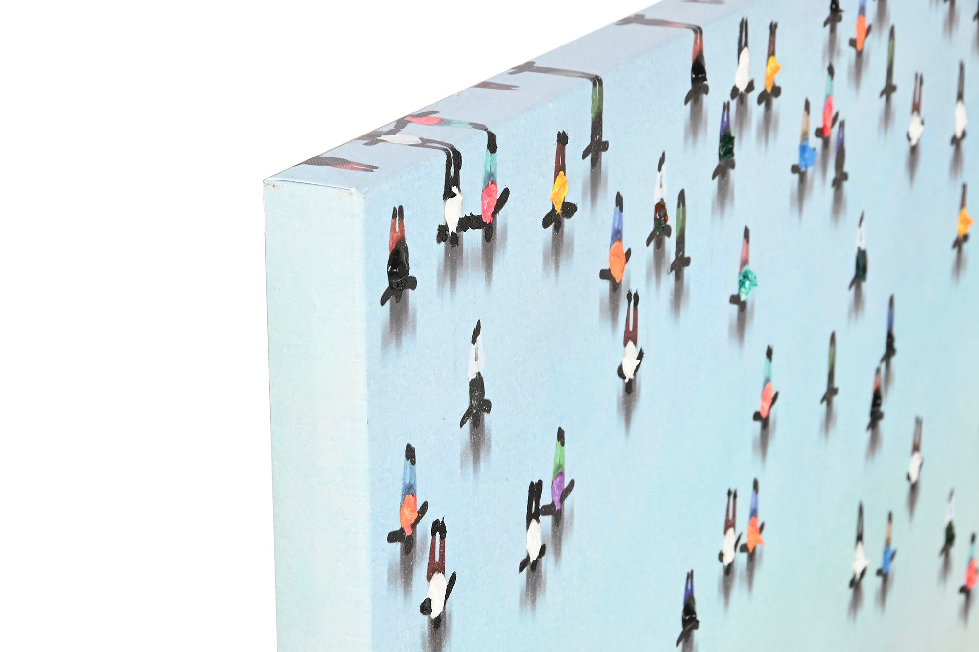 Cuadro Lienzo Resina 80X3,5X120 Personas 2 Surt.