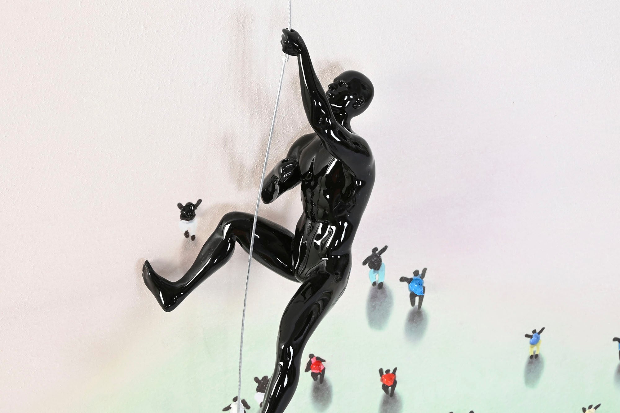 Cuadro Lienzo Resina 80X3,5X120 Personas 2 Surt.