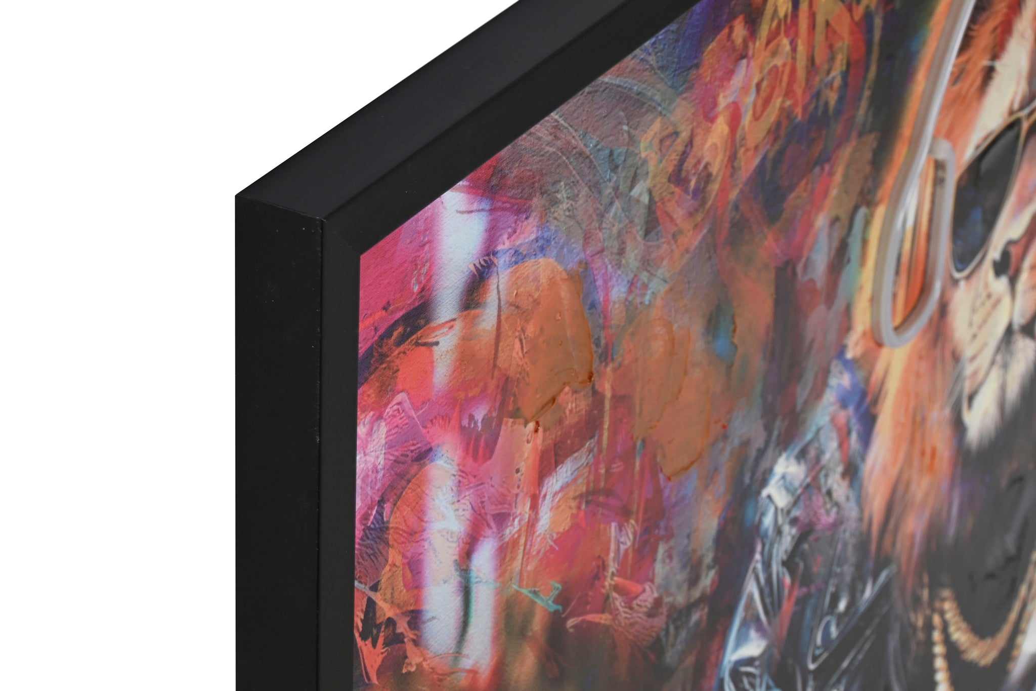 Cuadro Led Lienzo 123X3X83 Moto Mono 2 Surt.