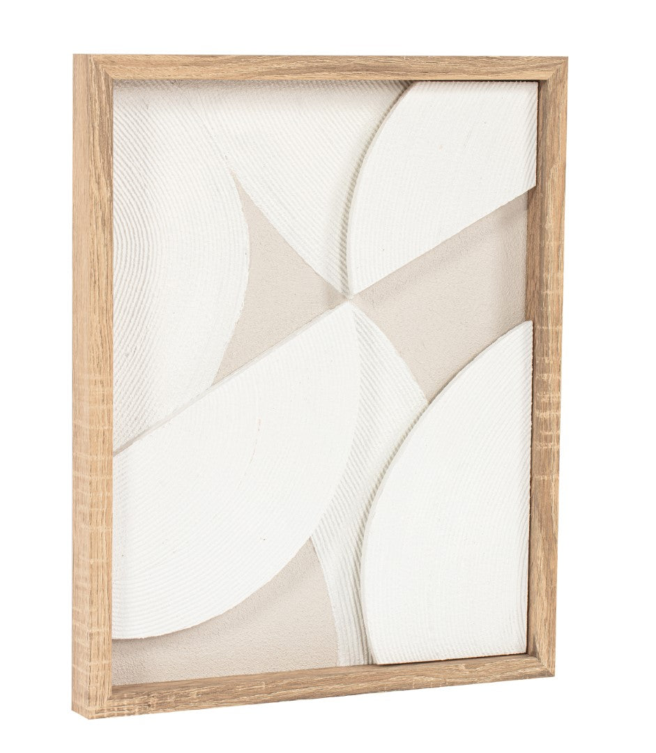 Cuadro Led Mdf 40X3,8X50 Moderno 3D 2 Surt.
