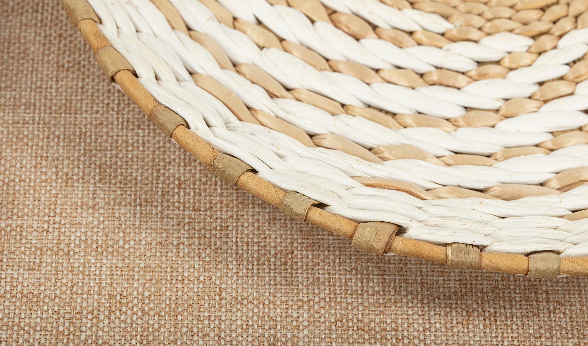 Cuadro Yute Pino 35X3,6X35 Plato 3D 2 Surt.