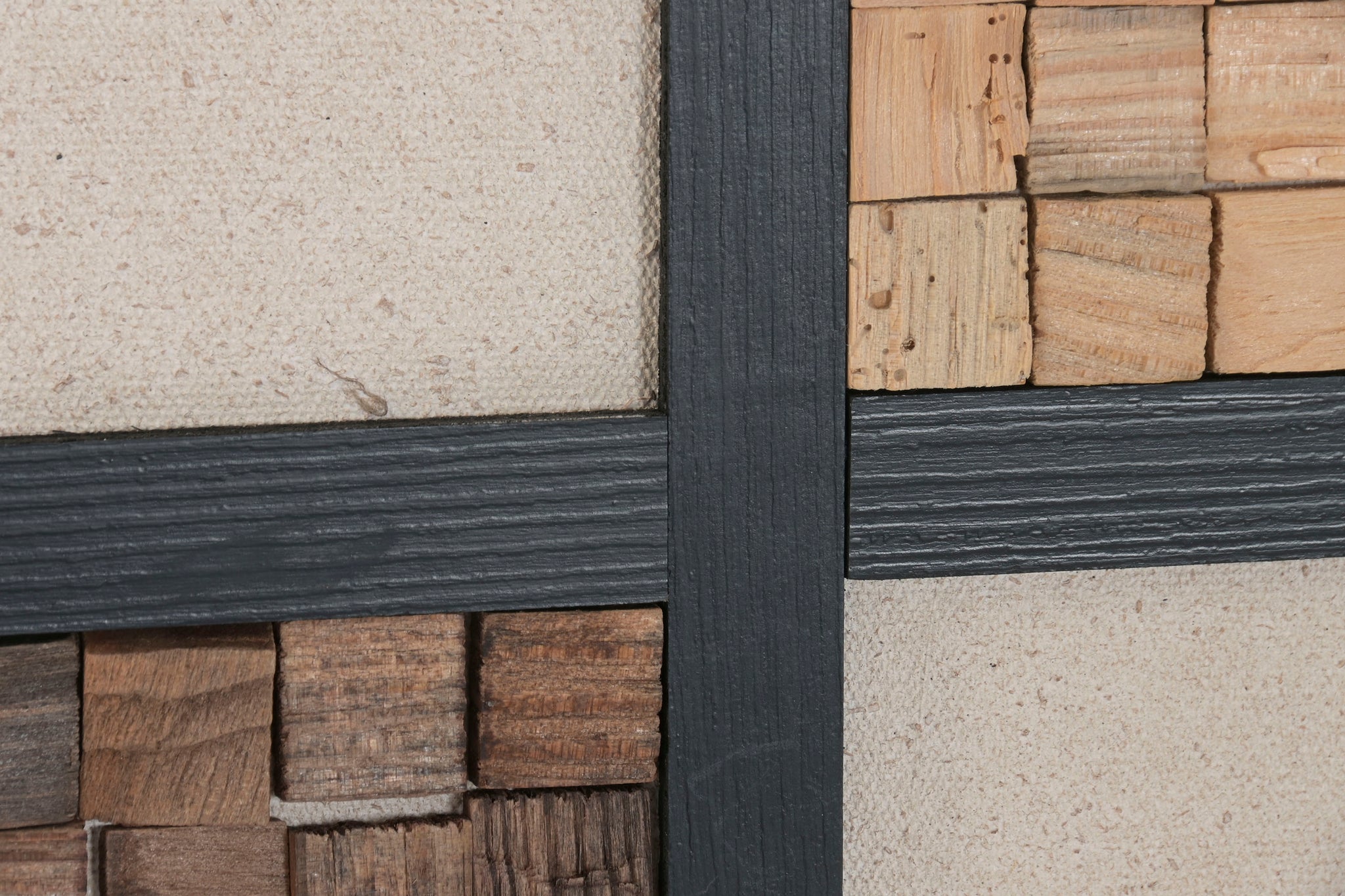 Cuadro Madera Reciclada 82X4X82 Abstracto 2 Surt.