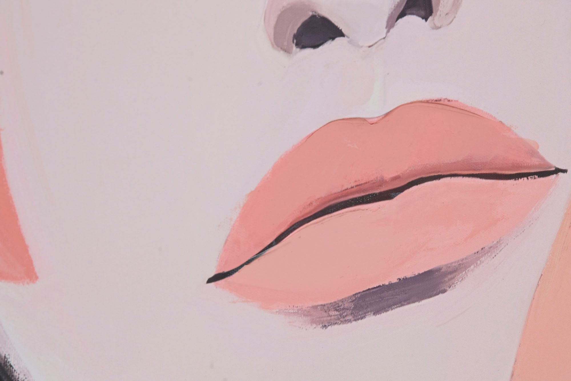 Cuadro Lienzo Ps 90X4X120 Chica Enmarcado 2 Surt.