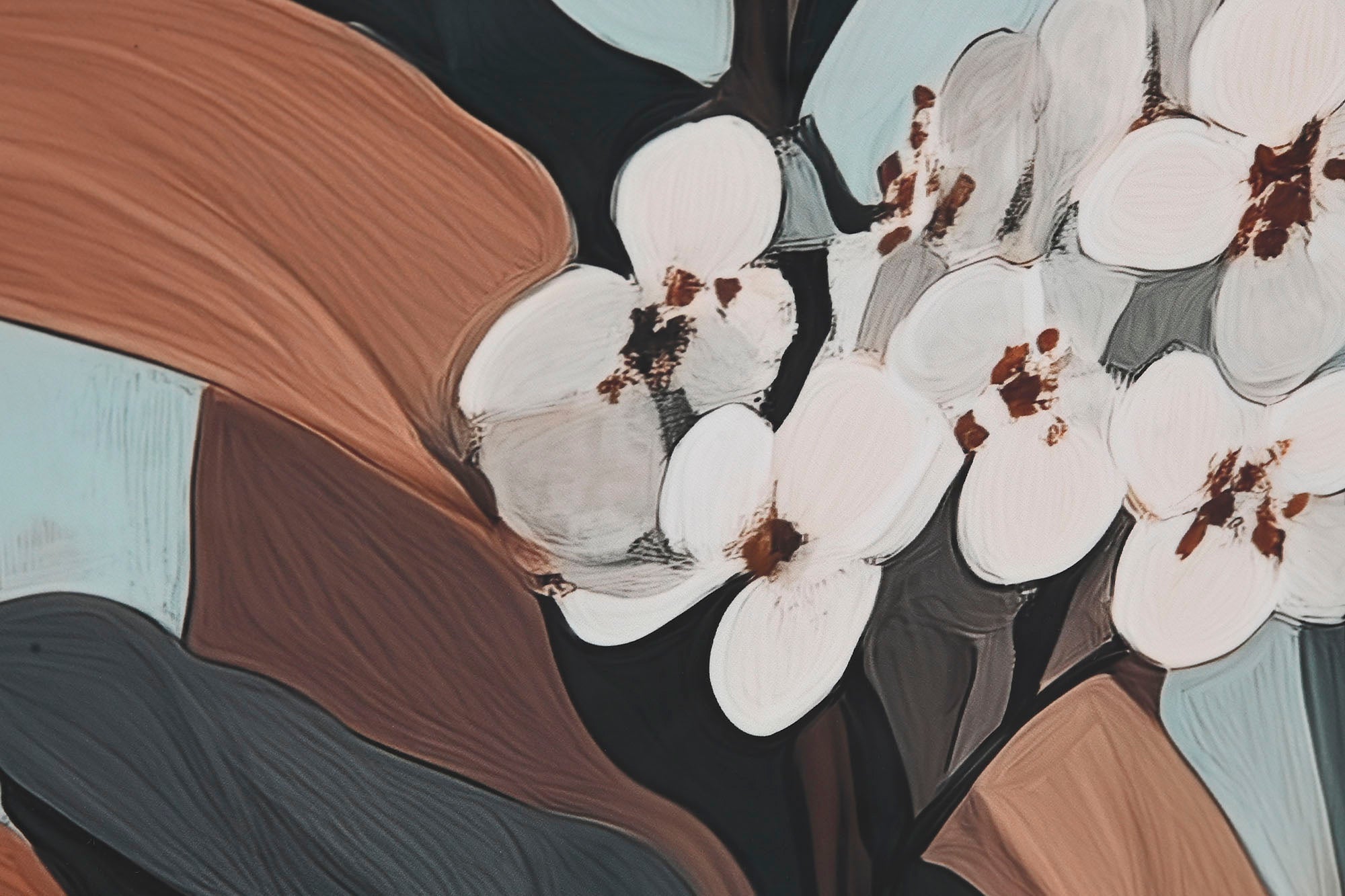 Cuadro Aluminio Mdf 80X3,5X120 Flores 2 Surt.