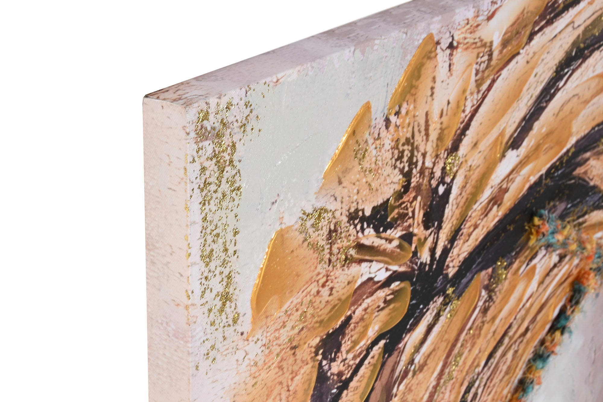 Cuadro Lienzo Mdf 90X3X120 Africana 2 Surt.