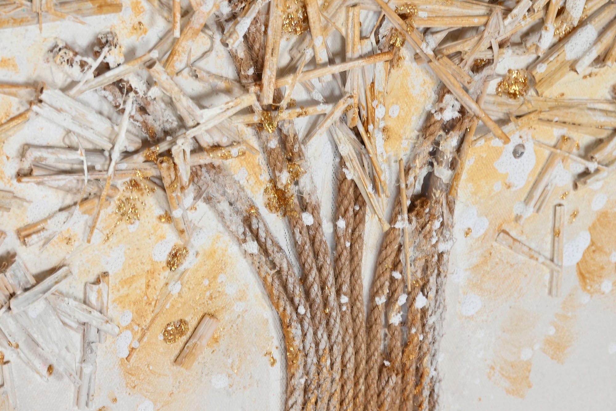 Cuadro Lienzo Mdf 82X4,5X122 Arbol 2 Surt.