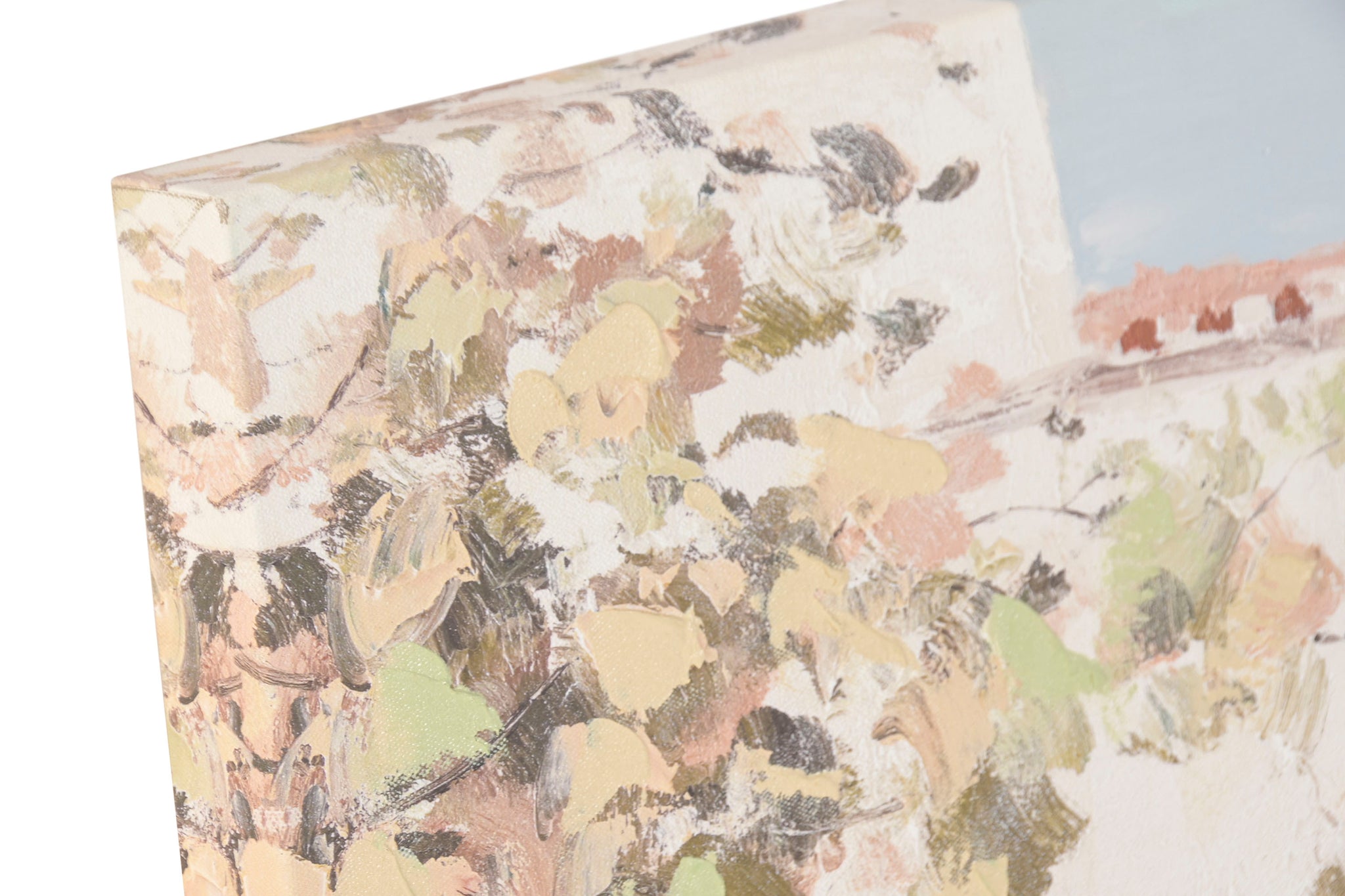 Cuadro Lienzo Mdf 60X3,5X90 Pueblo 2 Surt.