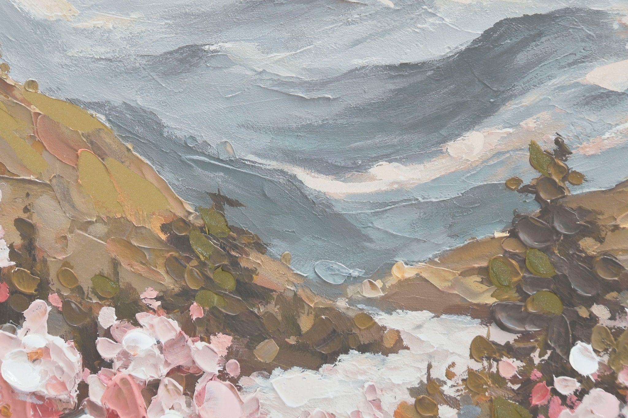 Cuadro Lienzo Mdf 82,5X3,5X82,5 Montañas 2 Surt.