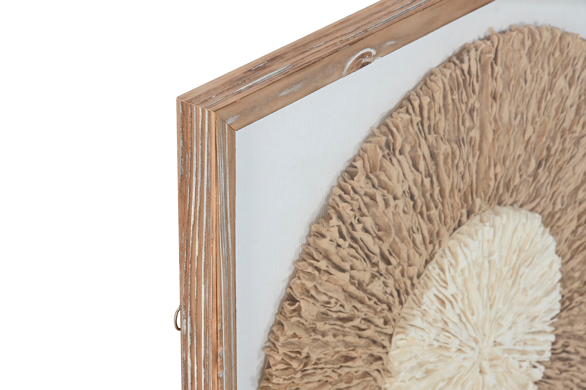Cuadro Cristal Papel Mache 60X3X60 Circulo 2 Surt.