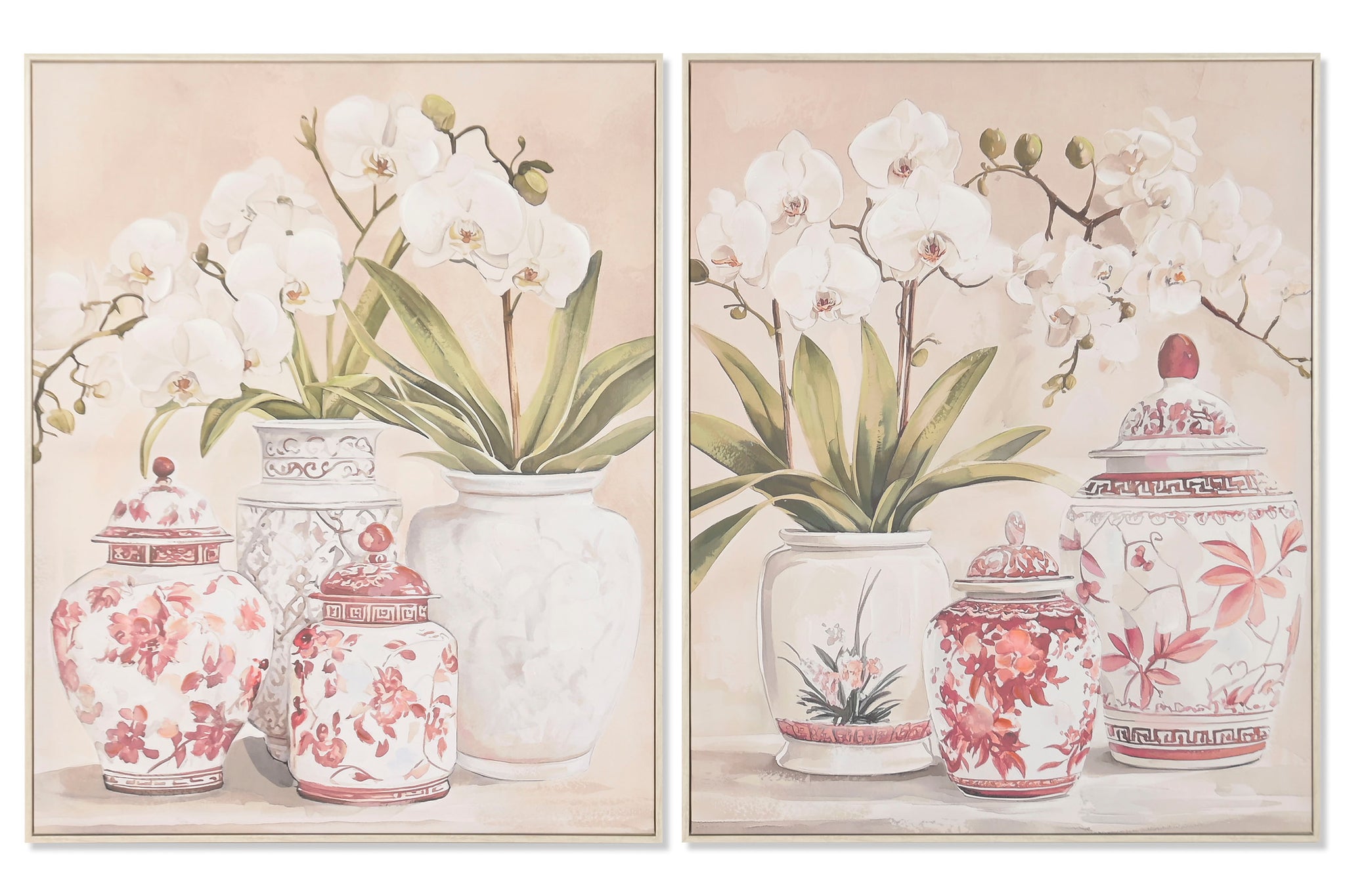 Cuadro Lienzo Ps 82,5X3,5X102,5 Jarrones 2 Surt.