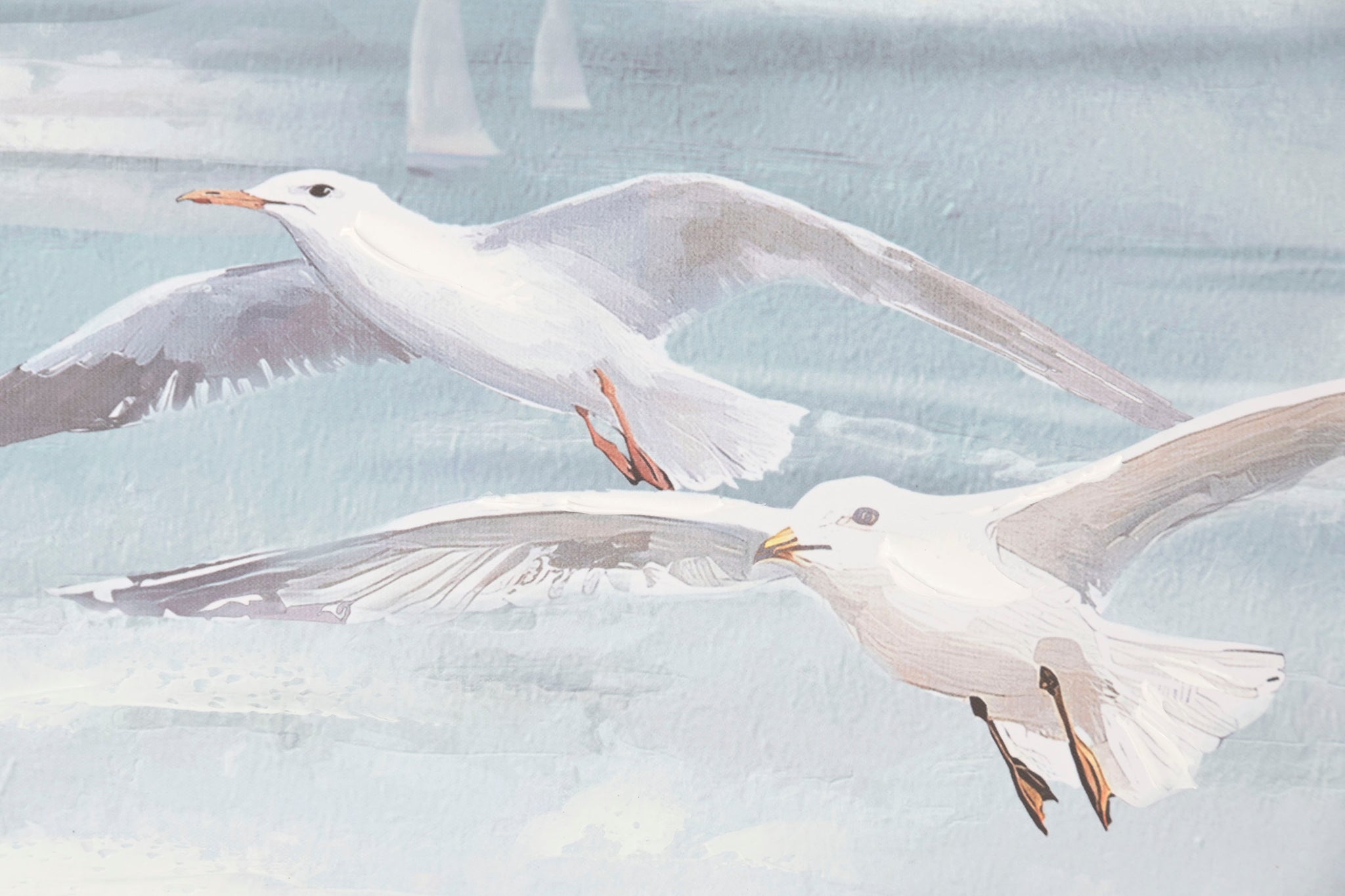 Cuadro Lienzo Ps 140X3,7X70 Gaviotas 2 Surt.