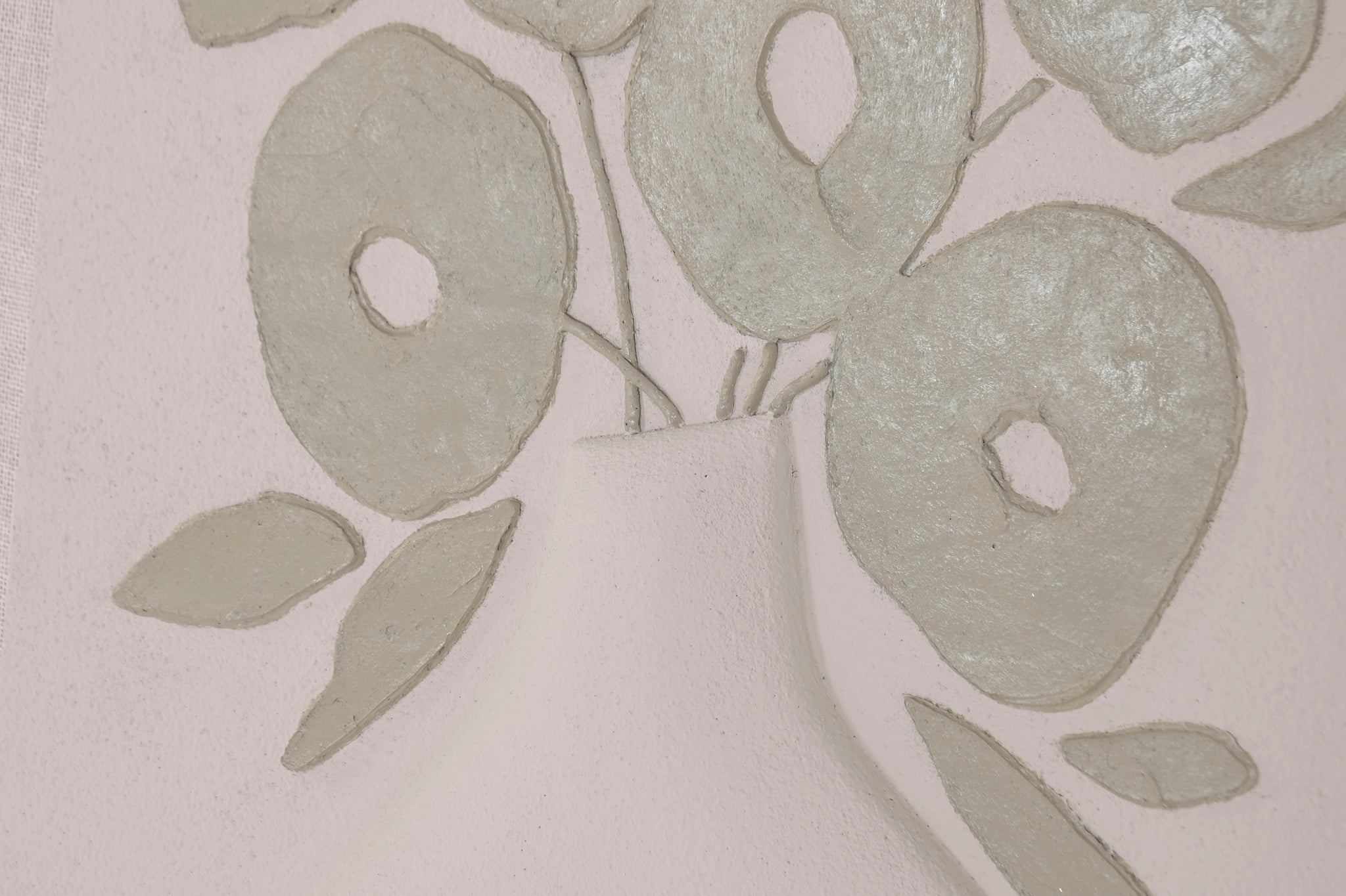 Cuadro Lienzo Mdf 80X10X120 Jarron 3D 2 Surt.