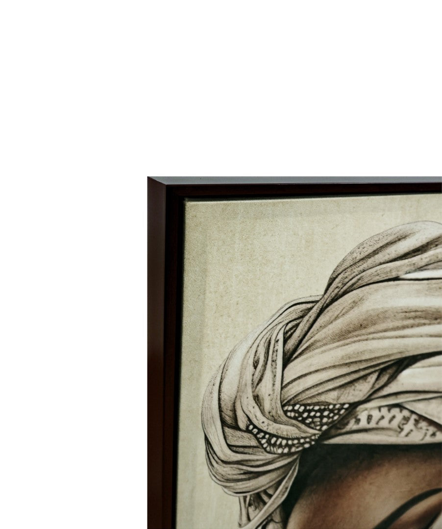 Cuadro Velvet Ps 83X4X123 Africana 2 Surt.