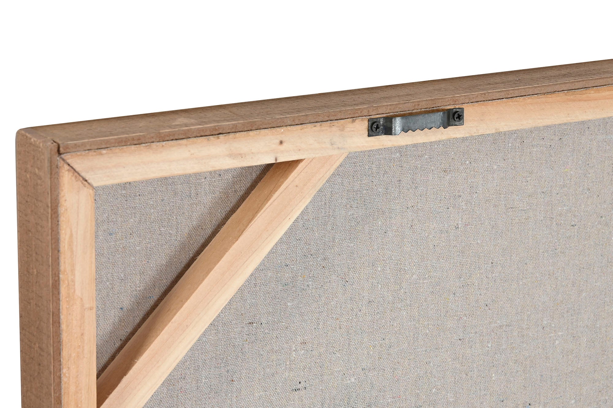 Cuadro Lino Abeto 120X3,5X80 Palmeras 2 Surt.