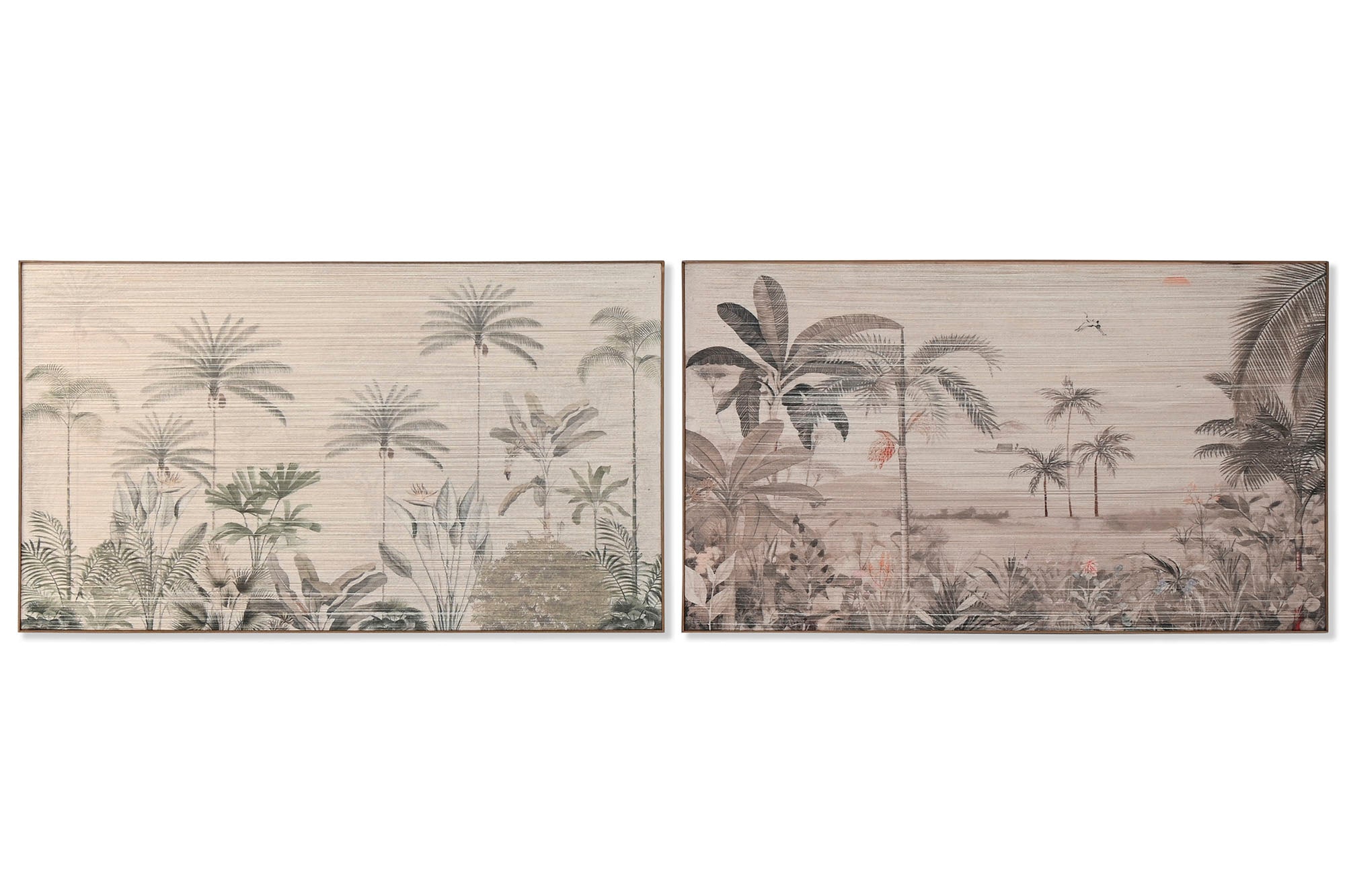 Cuadro Algodon Abeto 120X2,5X70 Palmeras 2 Surt.