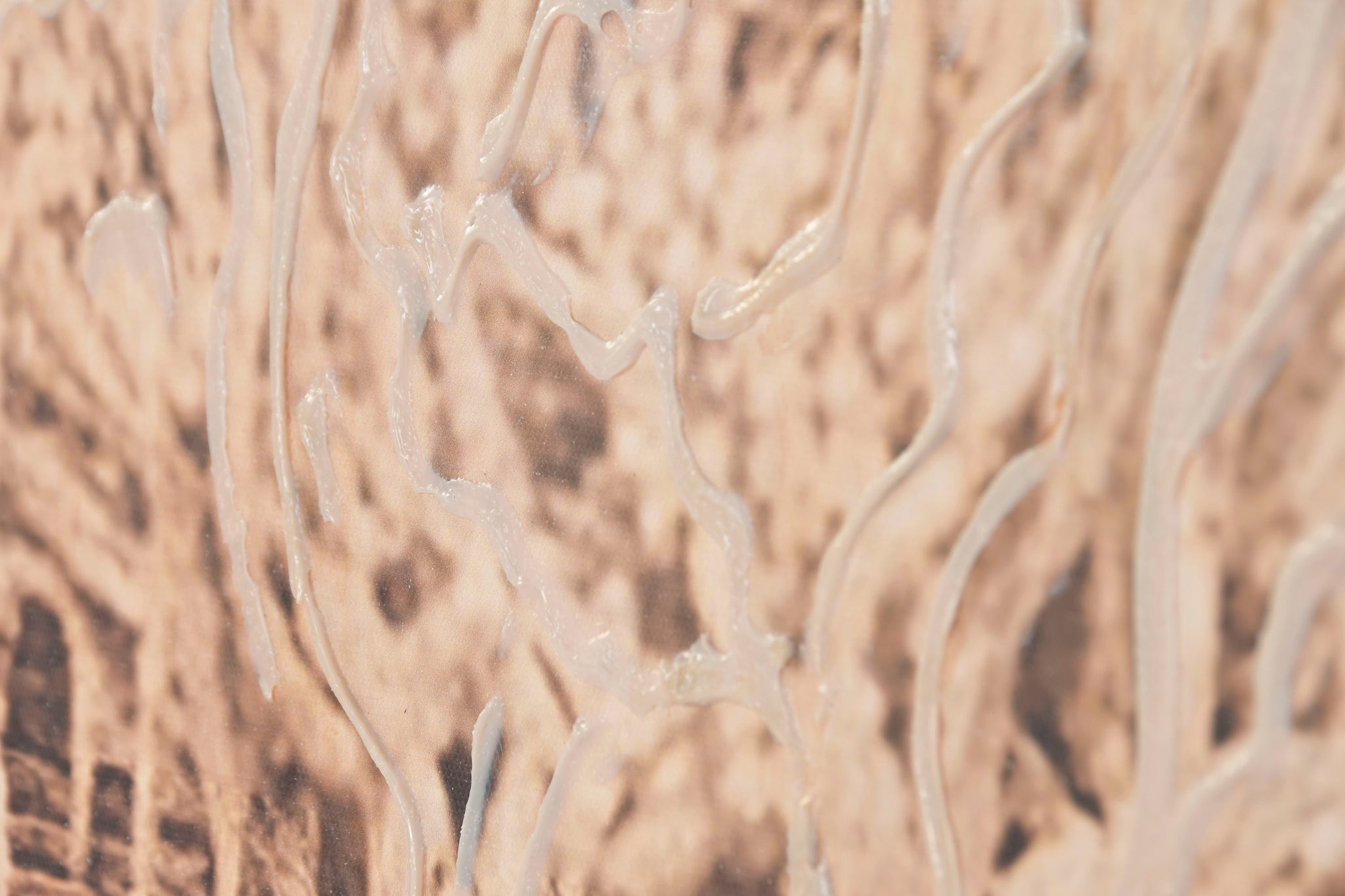 Cuadro Lienzo 123X4X183 Tecnica Mixta Marco Madera