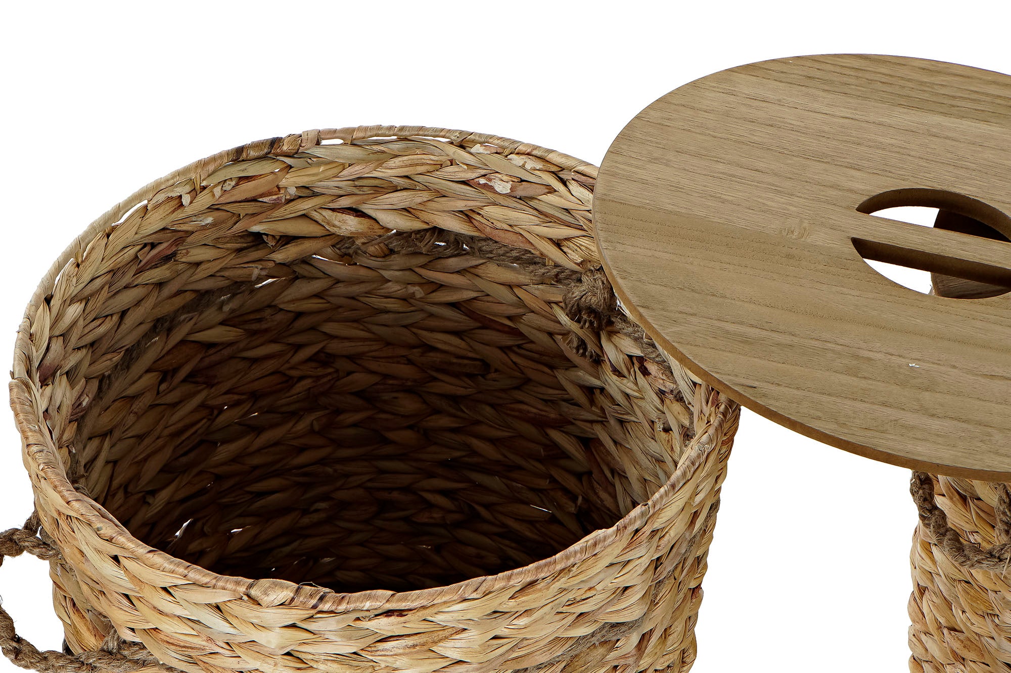 Cesta Ropa Set 3 Fibra 44X44X54 Natural