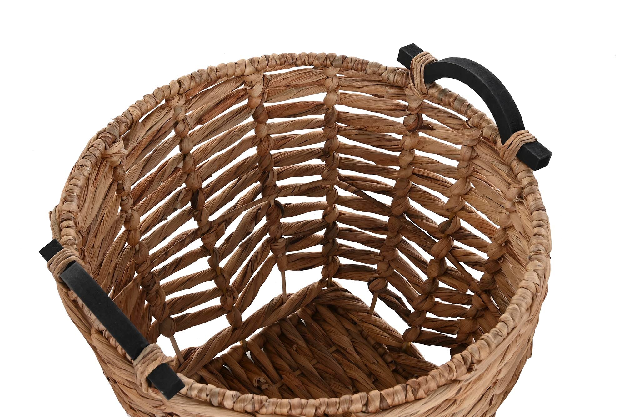 Cesta Set 3 Fibra Madera 46X46X40 Natural
