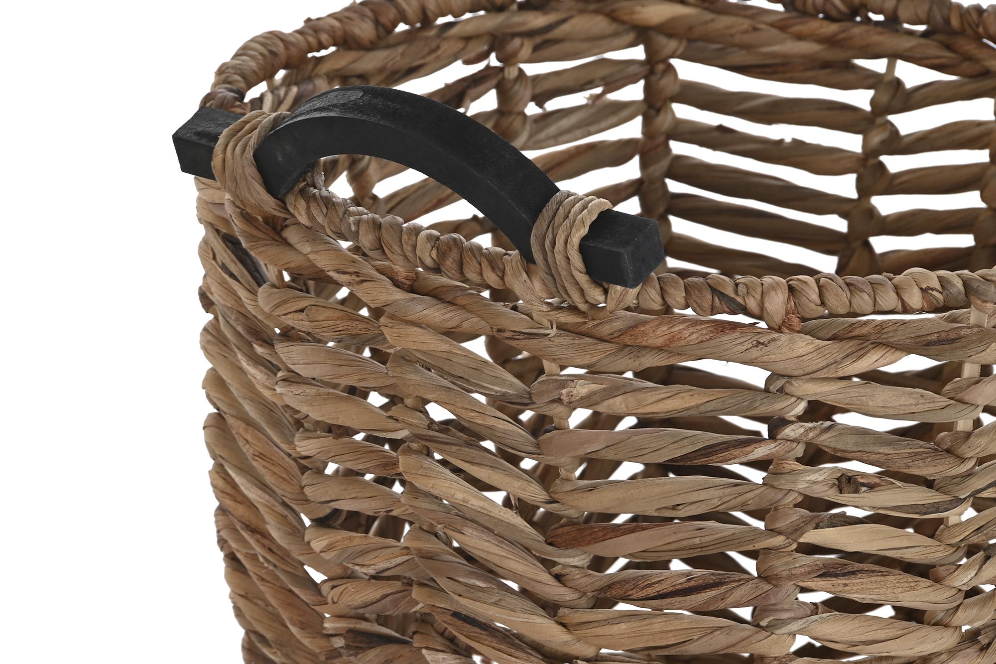Cesta Set 3 Fibra Madera 46X46X40 Natural