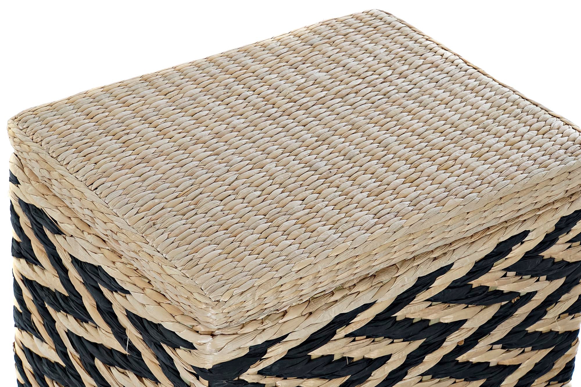 Cesta Ropa Set 2 Fibra 43X32X50,5 Negro