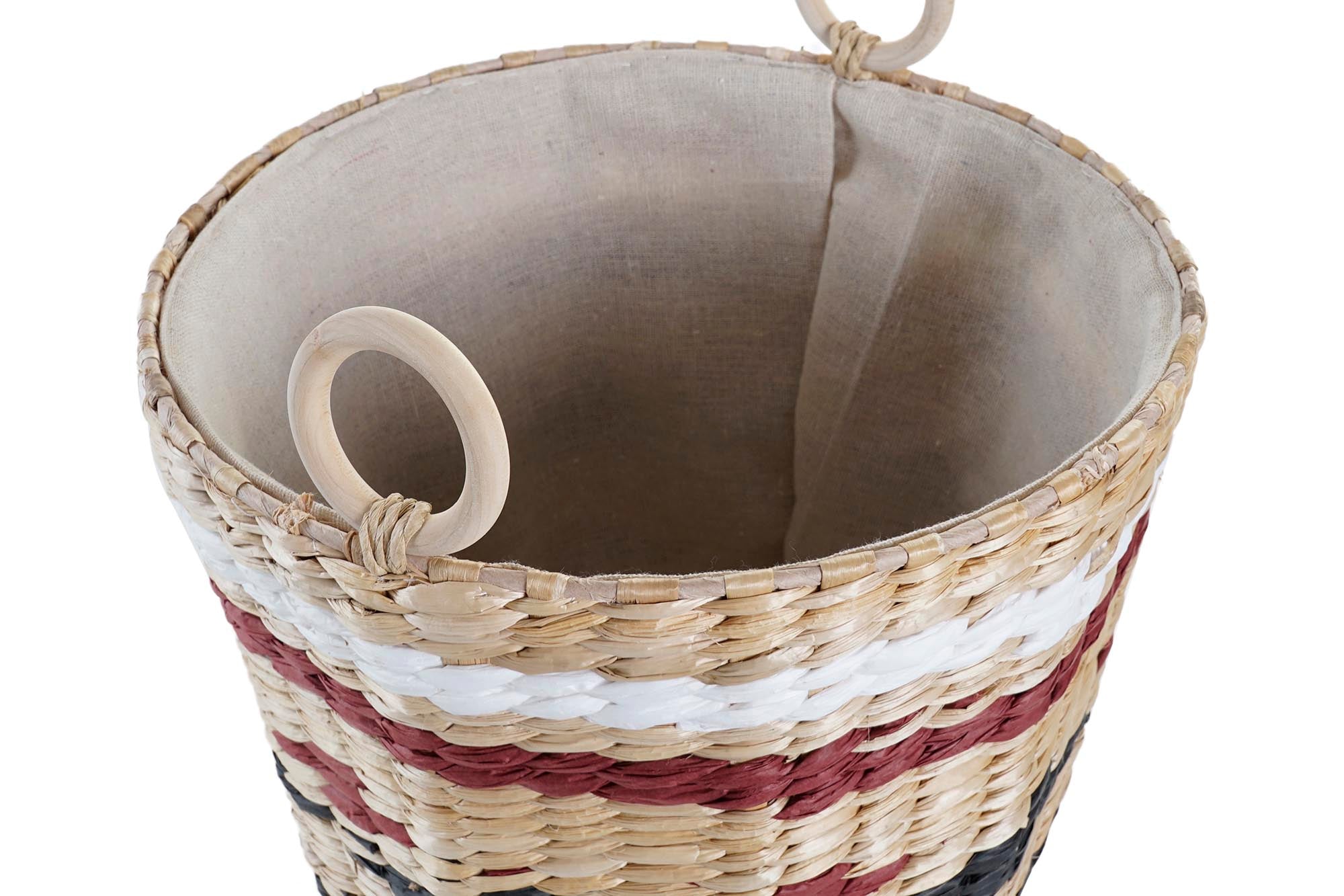 Cesta Set 3 Fibra Poliester 38X38X36 Natural