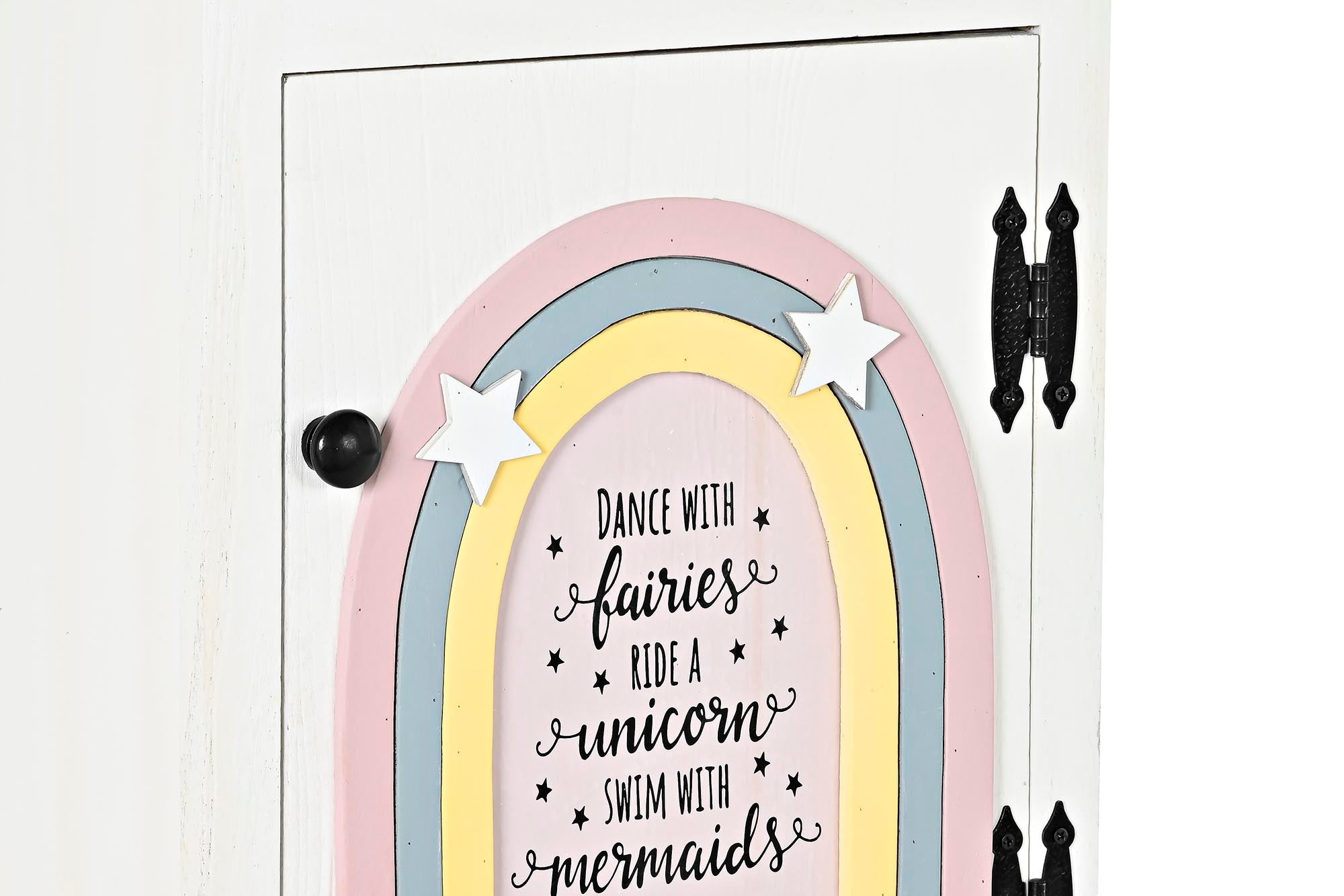 Mesita De Noche Paulownia 40X29X73,5 Blanco