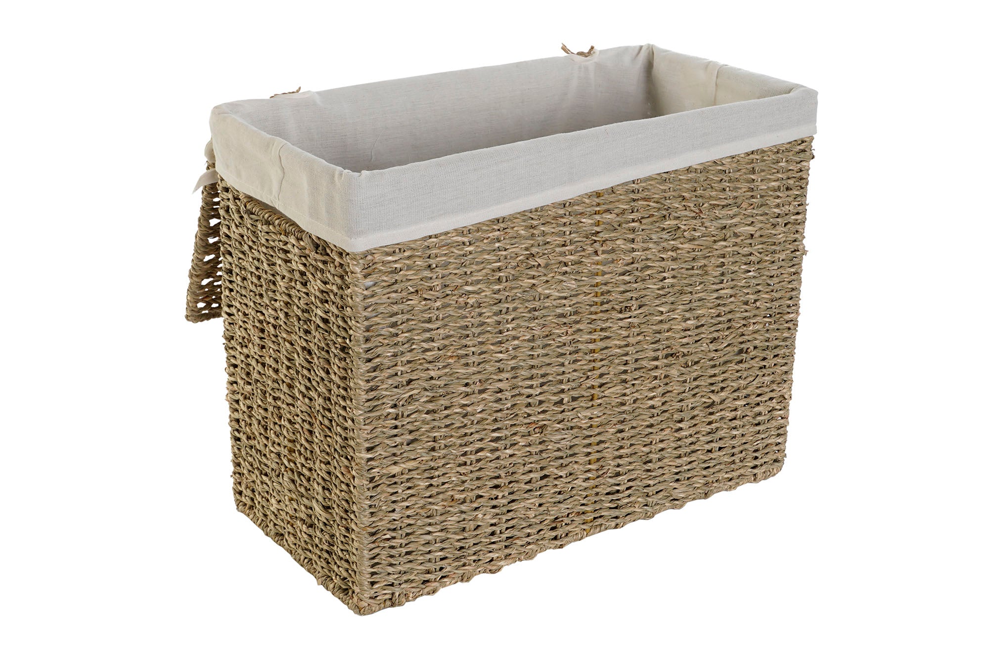 Cesta Ropa Set 2 Seagrass Lino 45X25X36 Natural