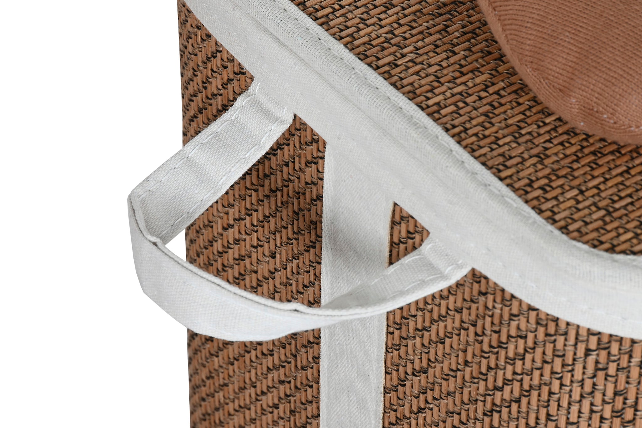 Cesta Ropa Set 4 Fibra Trenzada Algodon 44X44X45