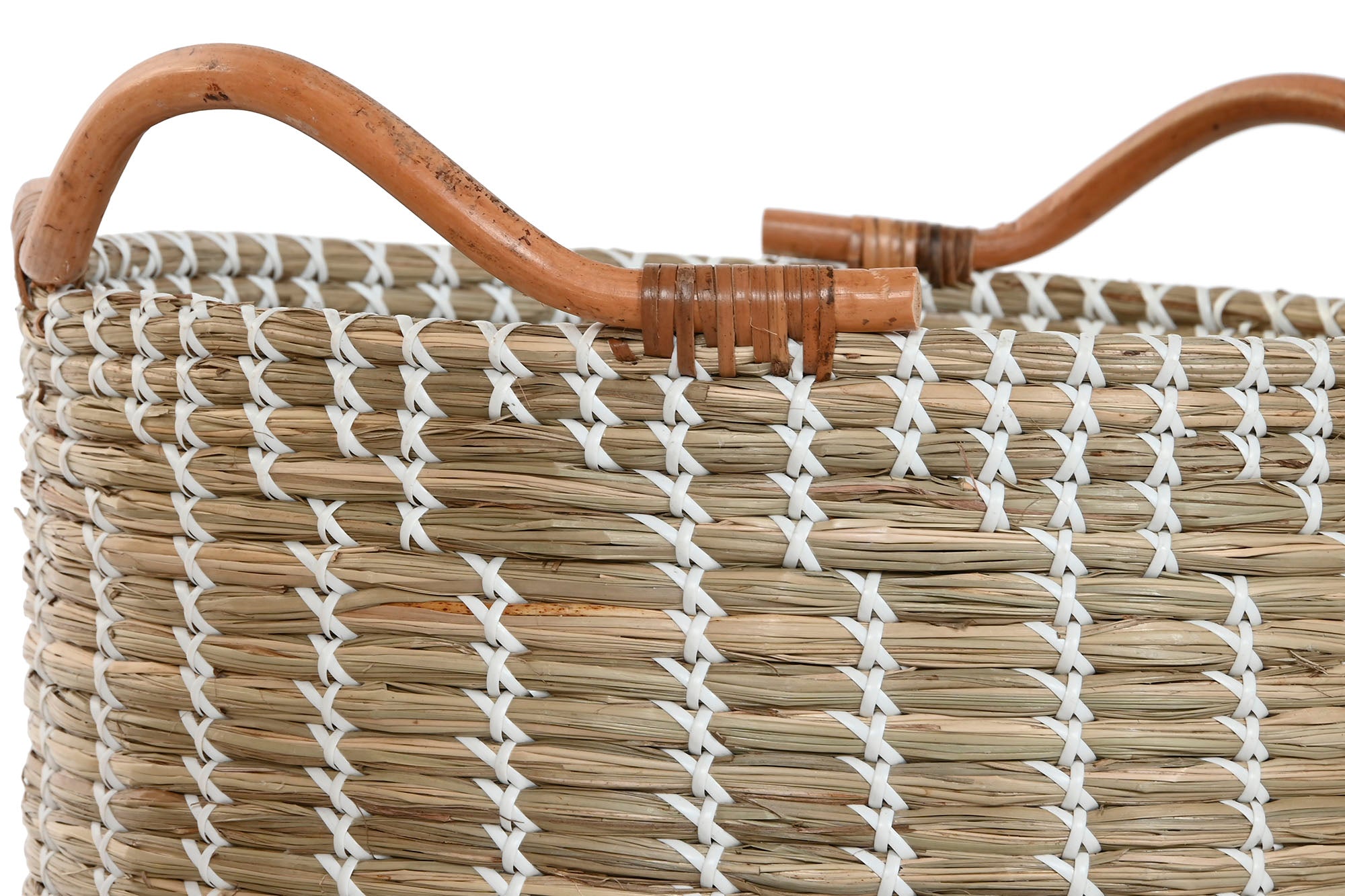 Cesta Set 3 Seagrass Ratan 51X45X55 Natural