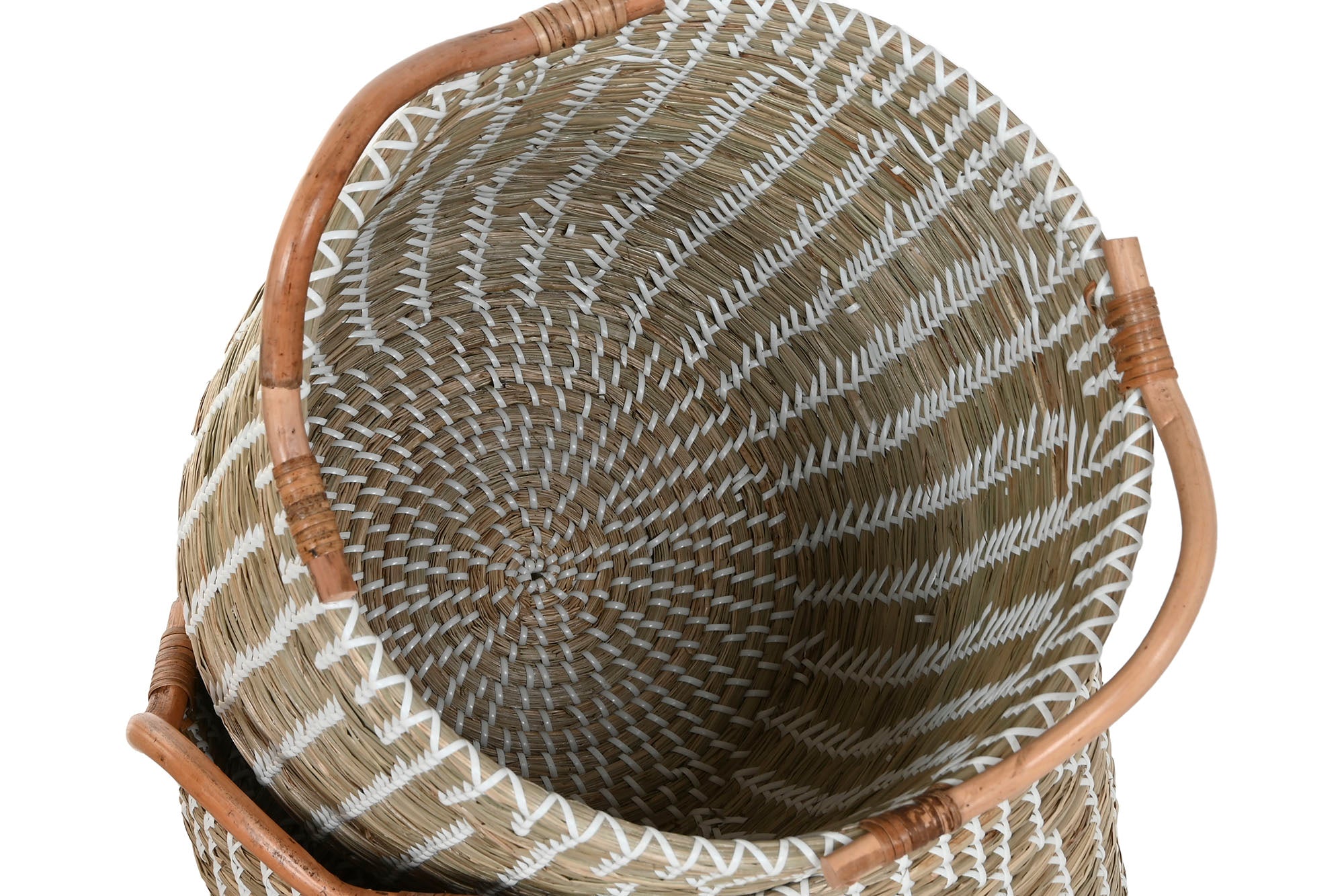 Cesta Set 3 Seagrass Ratan 51X45X55 Natural