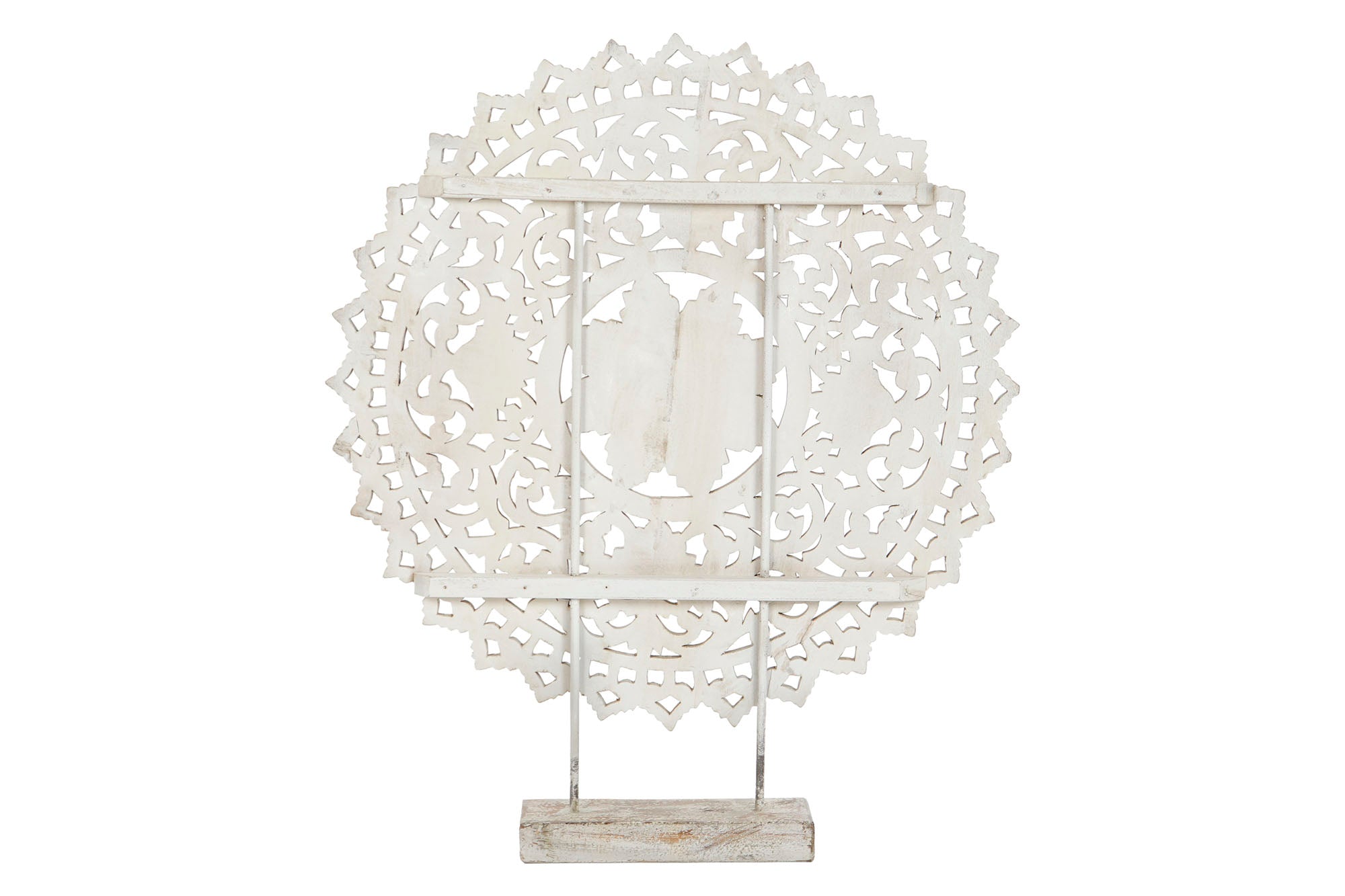 Escultura Madera 88X14X108 Tallada A Mano