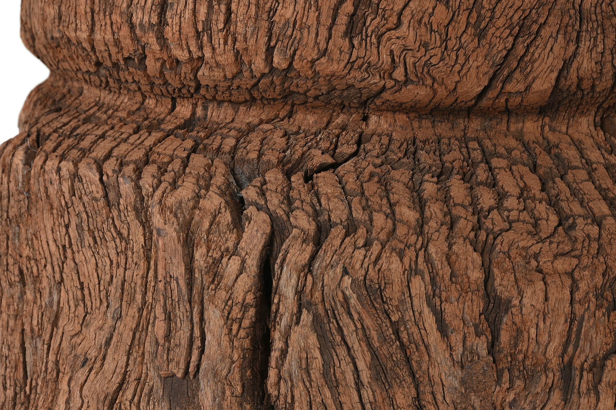 Escultura Madera Hierro 41X41X51 Pieza Unica