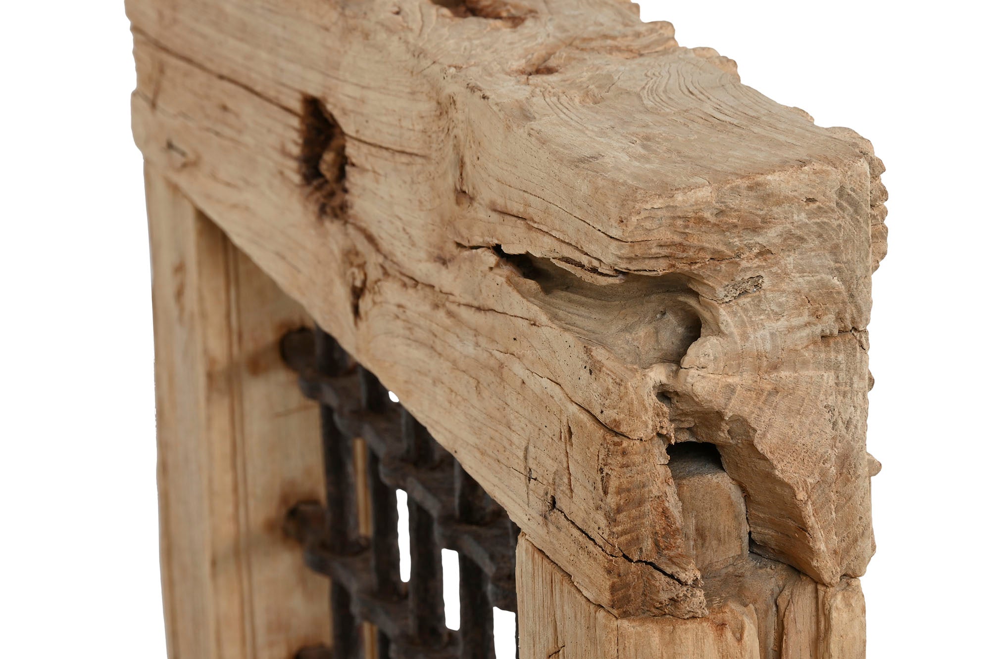 Decoracion Teca 65X18X75 Vertical Pieza Unica