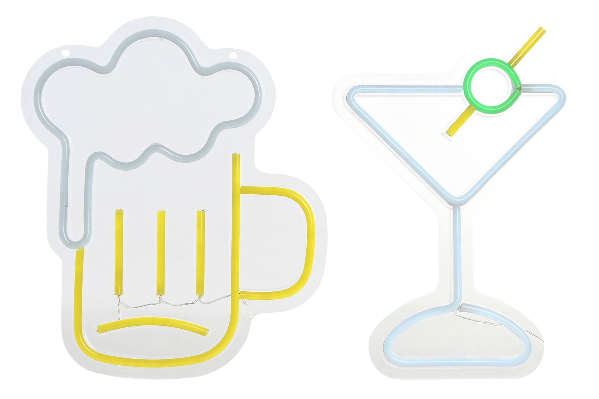 Decoracion Luminosa Led 21X1,5X30 Coctail 2 Surt.