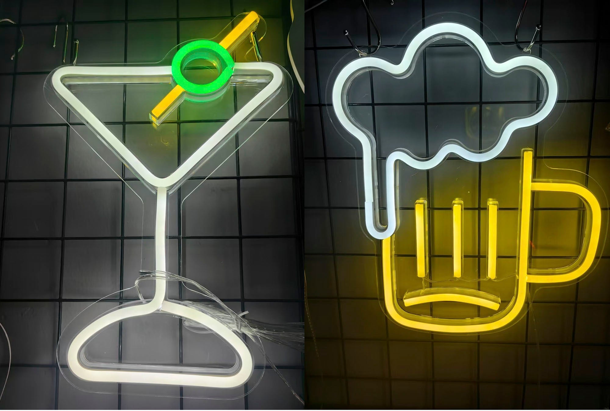 Decoracion Luminosa Led 21X1,5X30 Coctail 2 Surt.