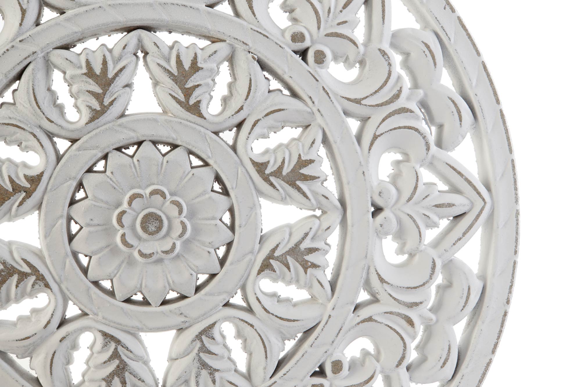 Decoração de parede MDF 30X2X30 Mandala 2 sortidos.