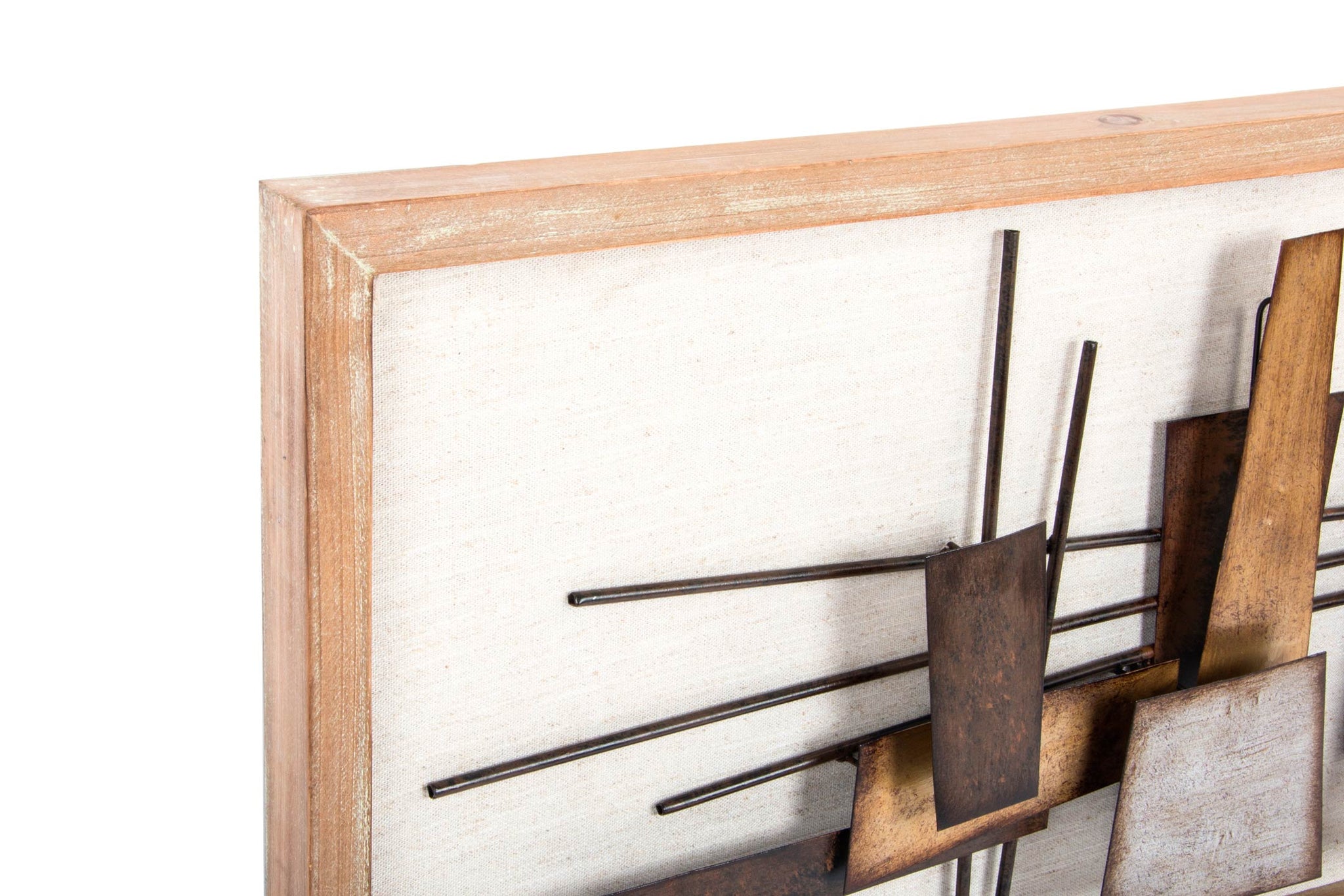 Birch Wall Decoration 120X40X5.5 Abstra 2 Assortment.