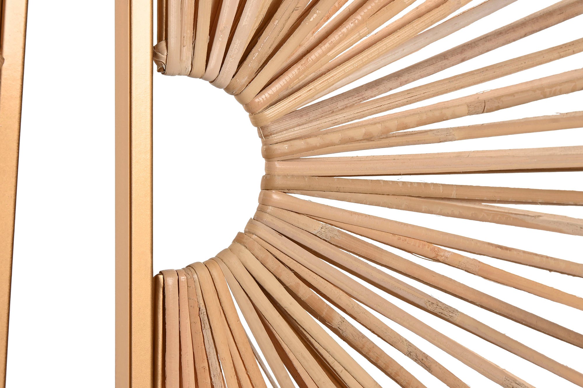 Wall Decoration Set 2 Rattan 50X2X100 Circle